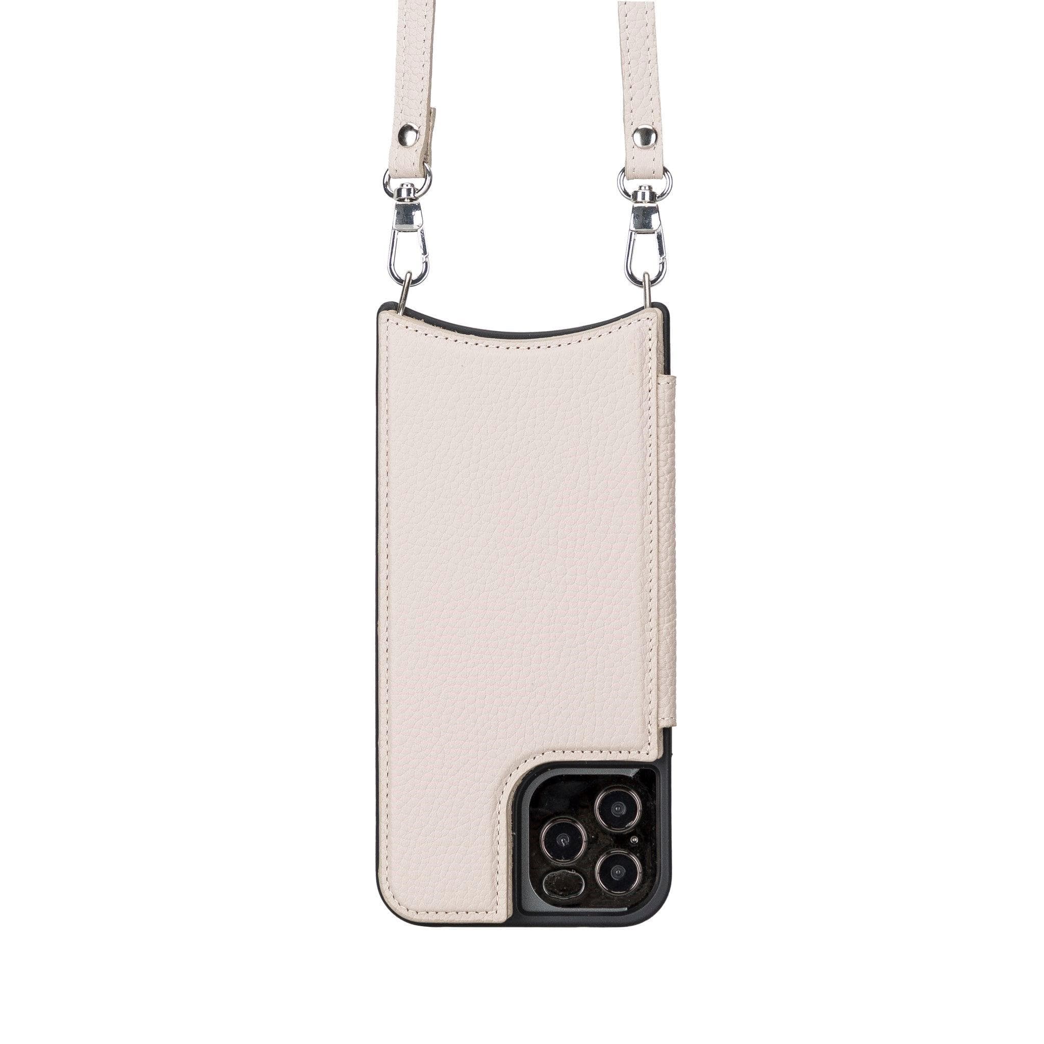 B2B- iPhone 12 Series Leather Saff Umw Plain Strap Bouletta B2B