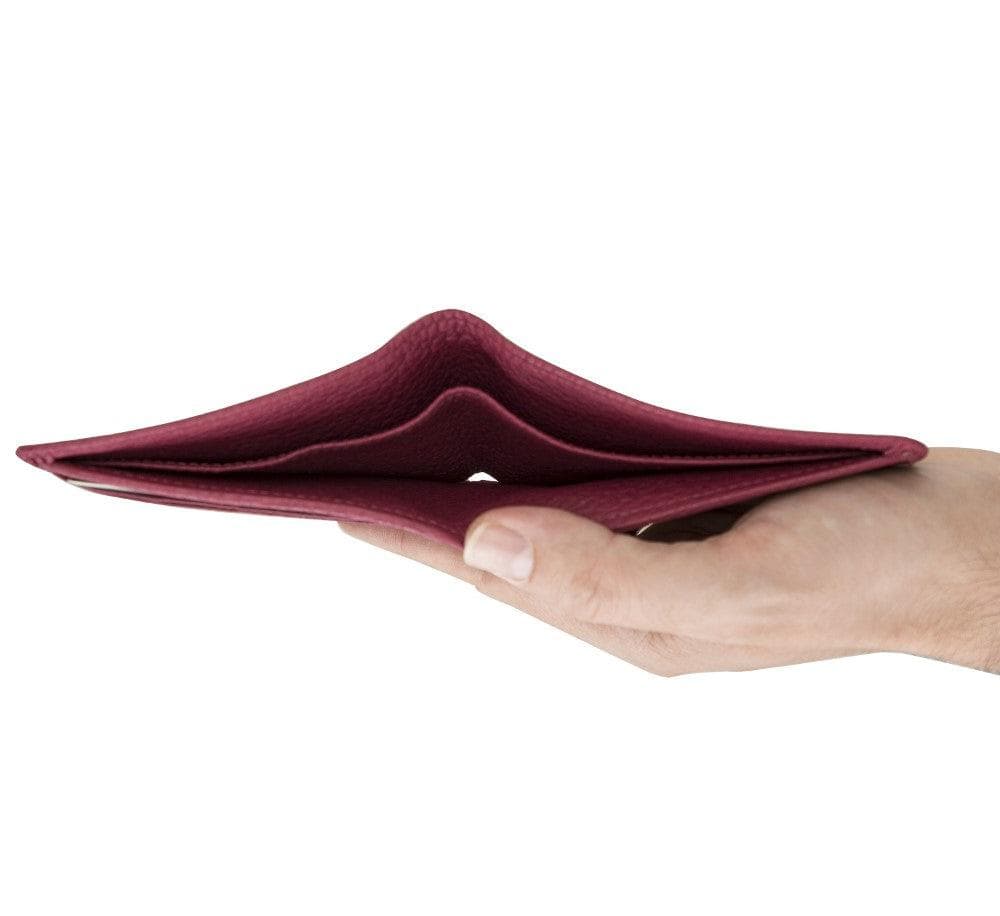 B2B- Jeffry Leather Wallet Bordeaux Bouletta