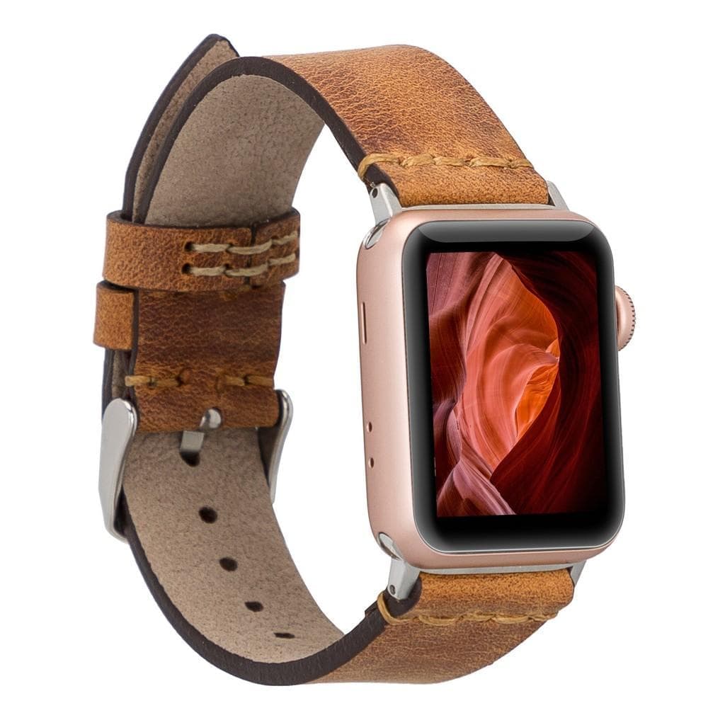 Leather Apple Watch Bands - BA7 Style