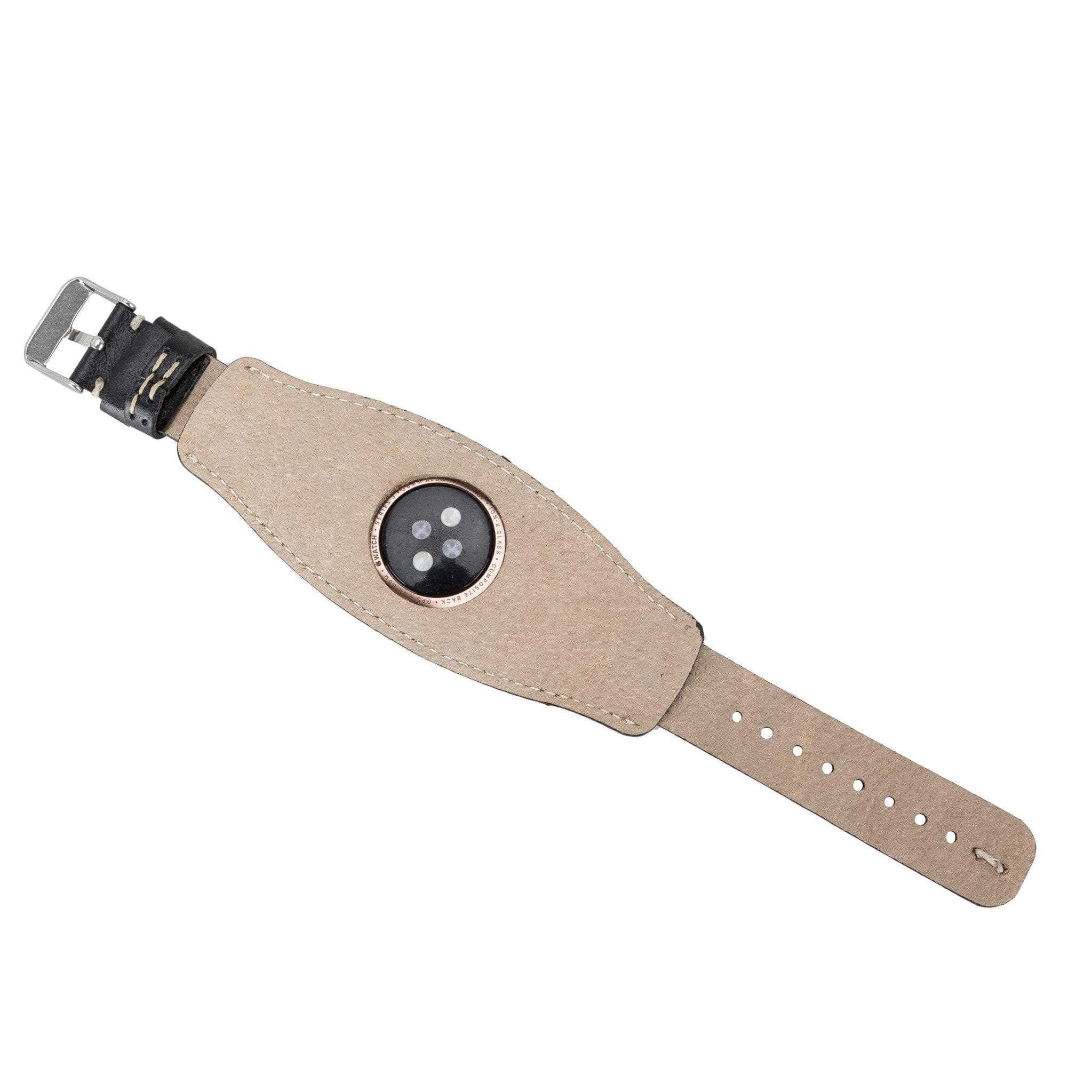 B2B - Leather Apple Watch Bands - Cuff Style Bouletta B2B