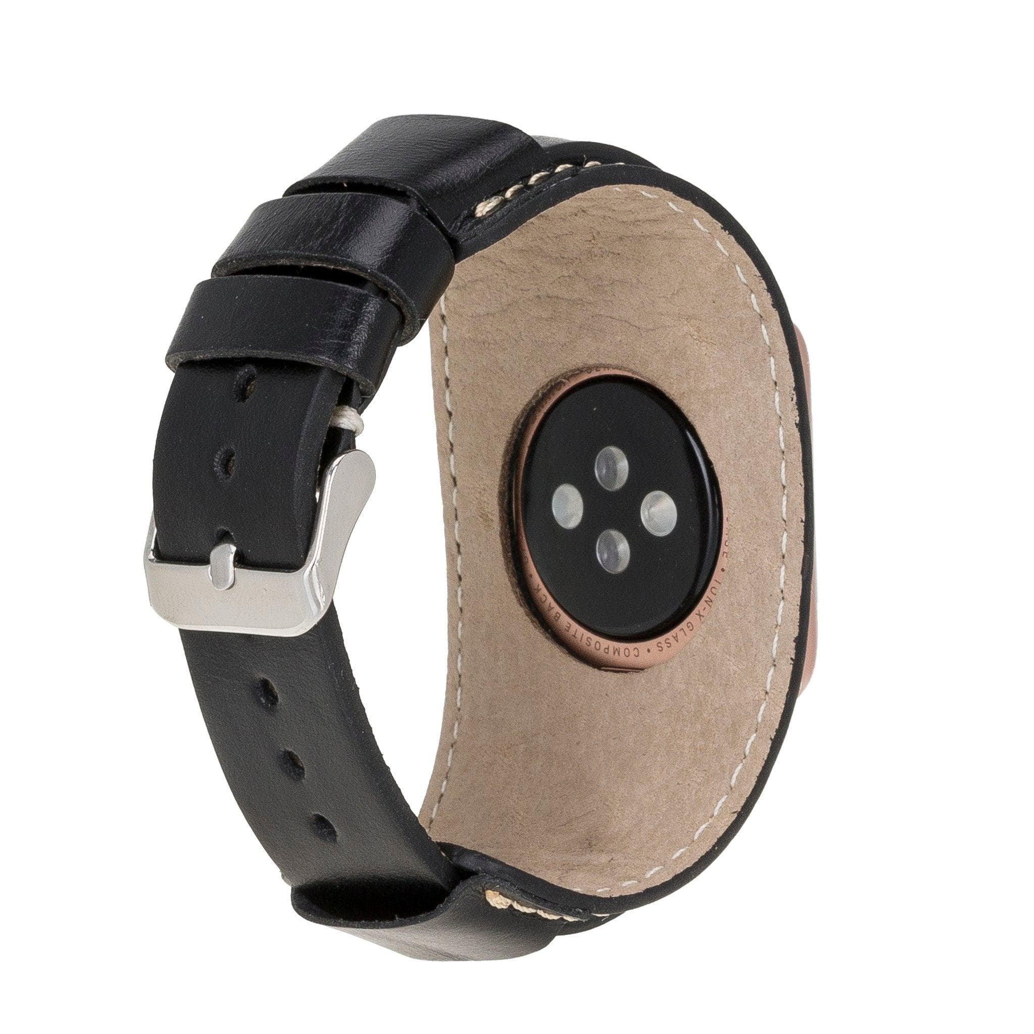 B2B - Leather Apple Watch Bands - Cuff Style Bouletta B2B