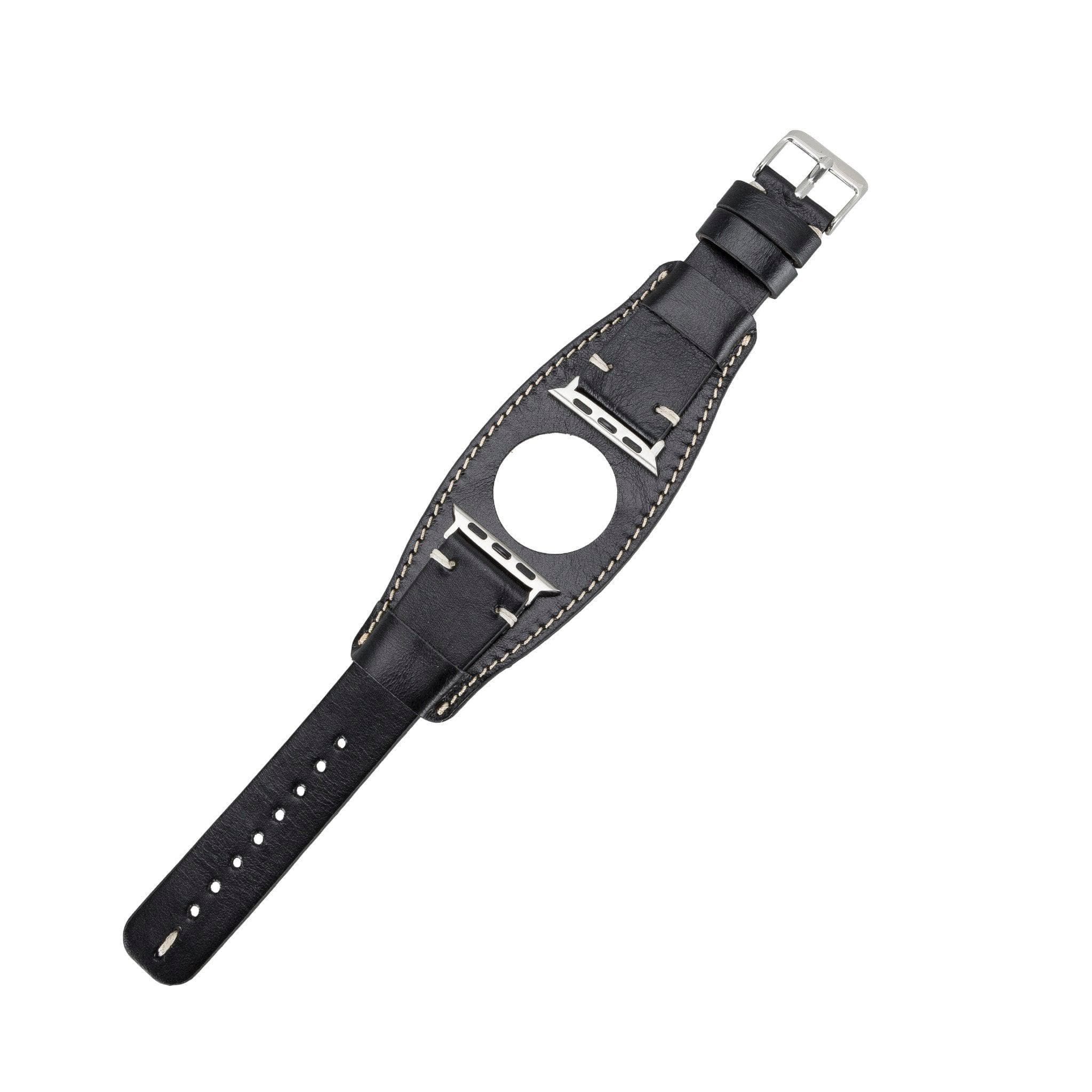 B2B - Leather Apple Watch Bands - Cuff Style Bouletta B2B