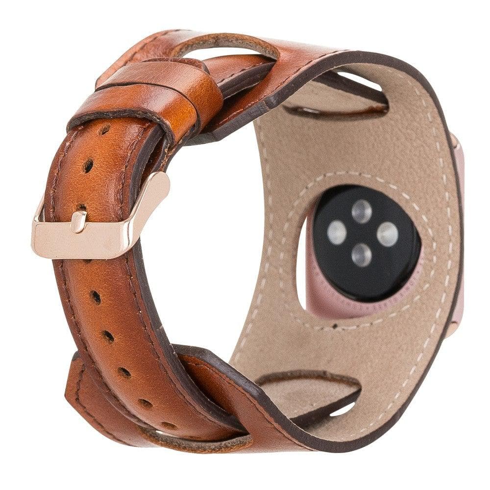 B2B - Leather Apple Watch Bands - Cuff Style Bouletta B2B