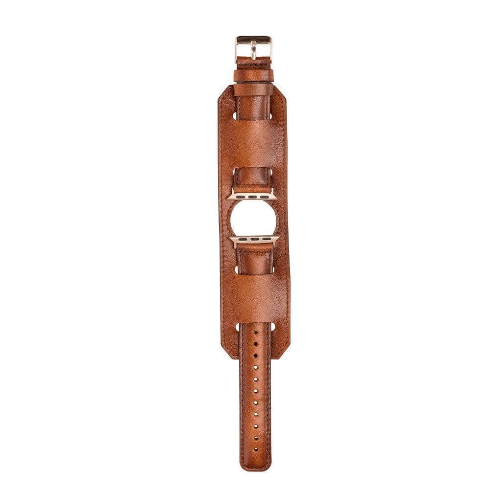 B2B - Leather Apple Watch Bands - Cuff Style Bouletta B2B