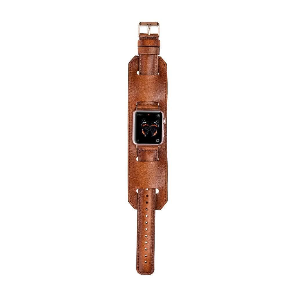 B2B - Leather Apple Watch Bands - Cuff Style Bouletta B2B