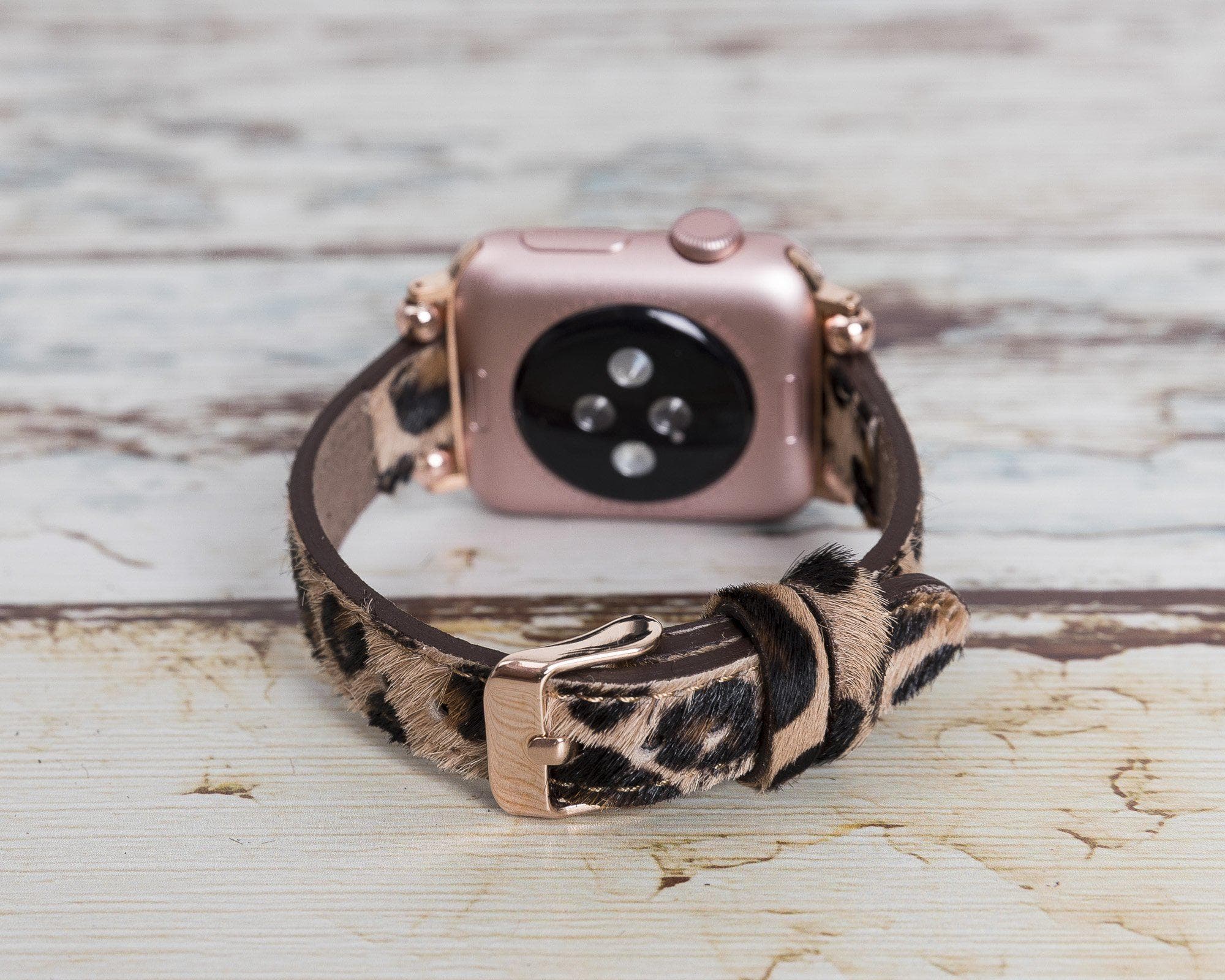 B2B - Leather Apple Watch Bands - Ferro Seamy Style Bouletta B2B