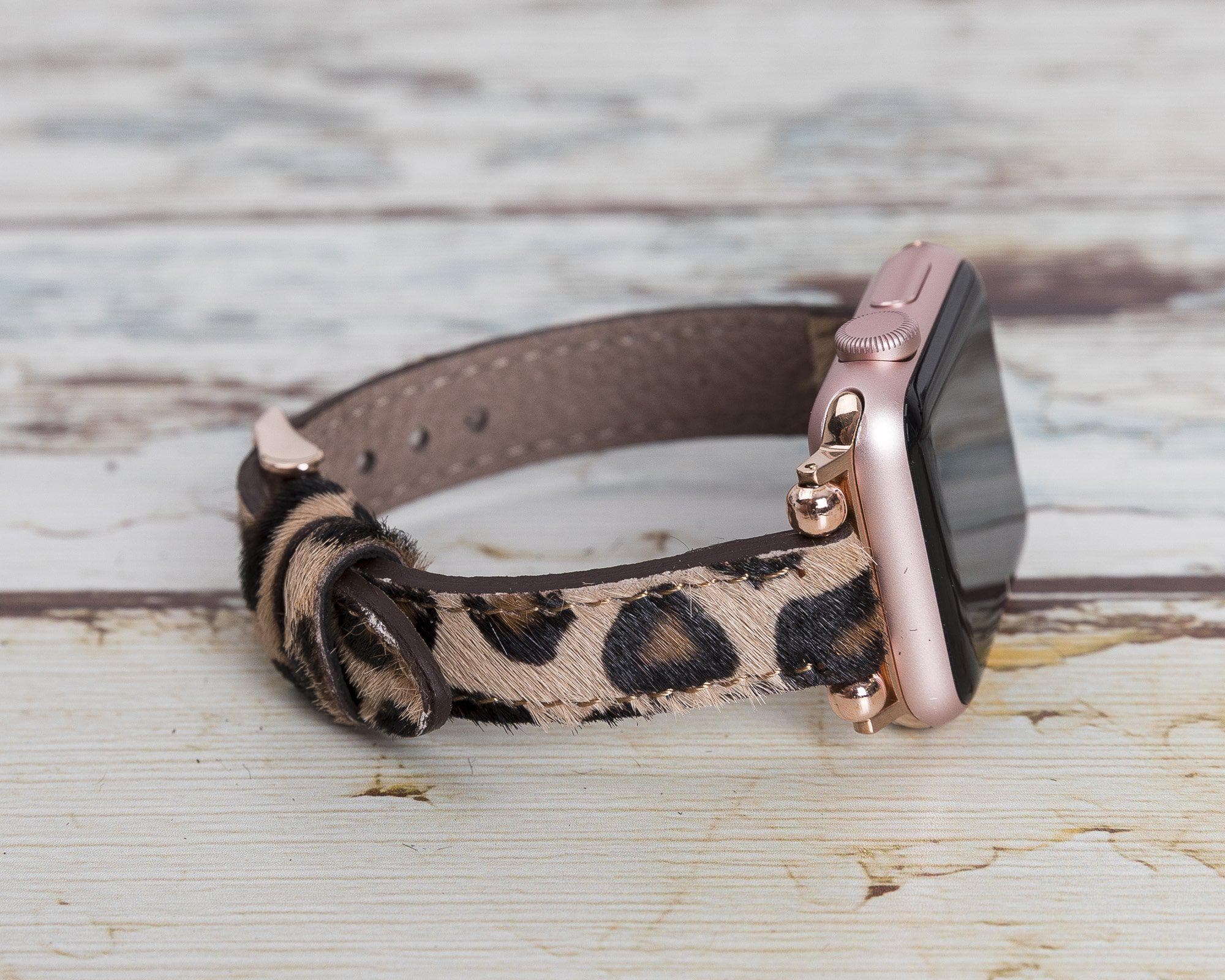 B2B - Leather Apple Watch Bands - Ferro Seamy Style LE01 Bouletta B2B