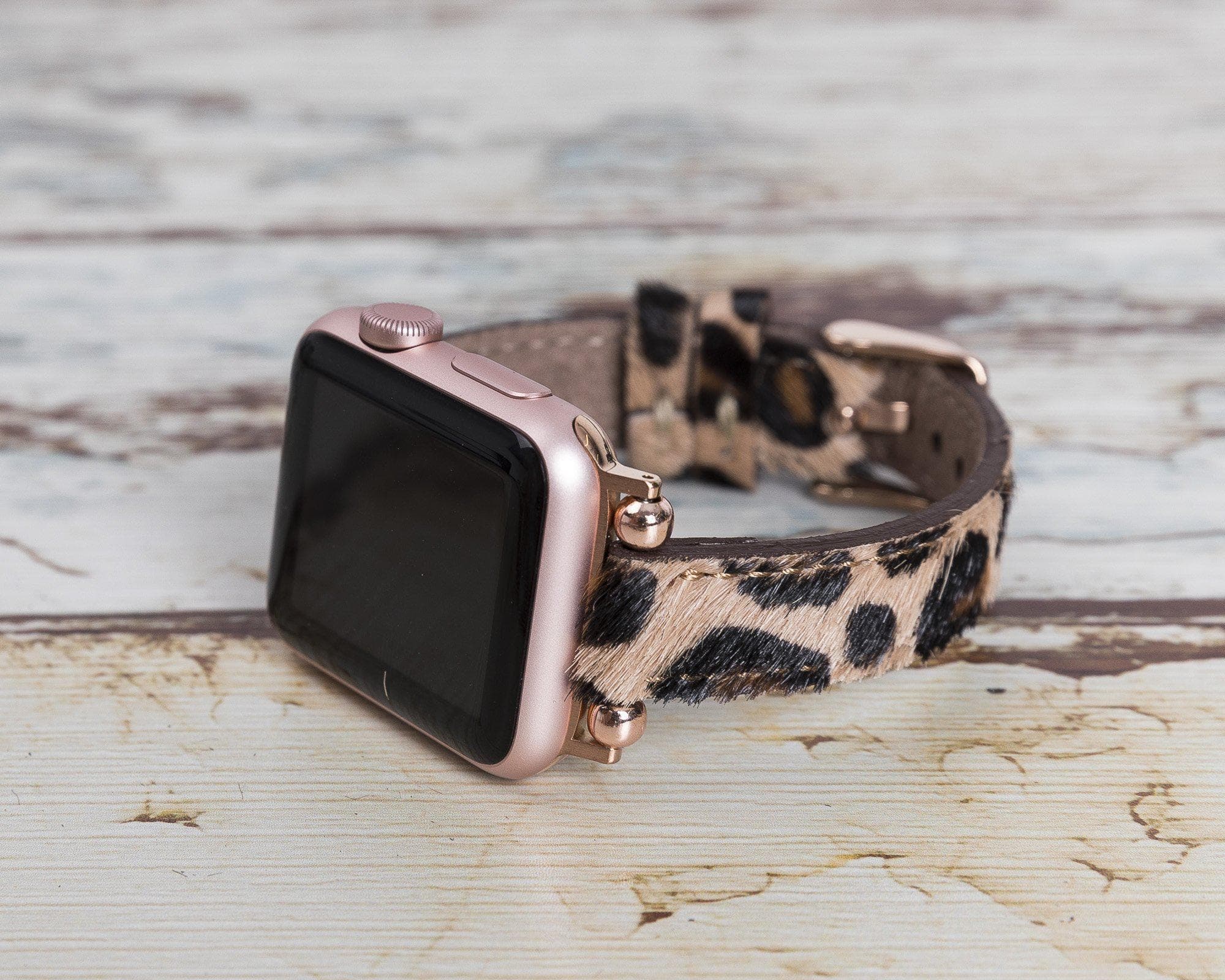 B2B - Leather Apple Watch Bands - Ferro Seamy Style Bouletta B2B