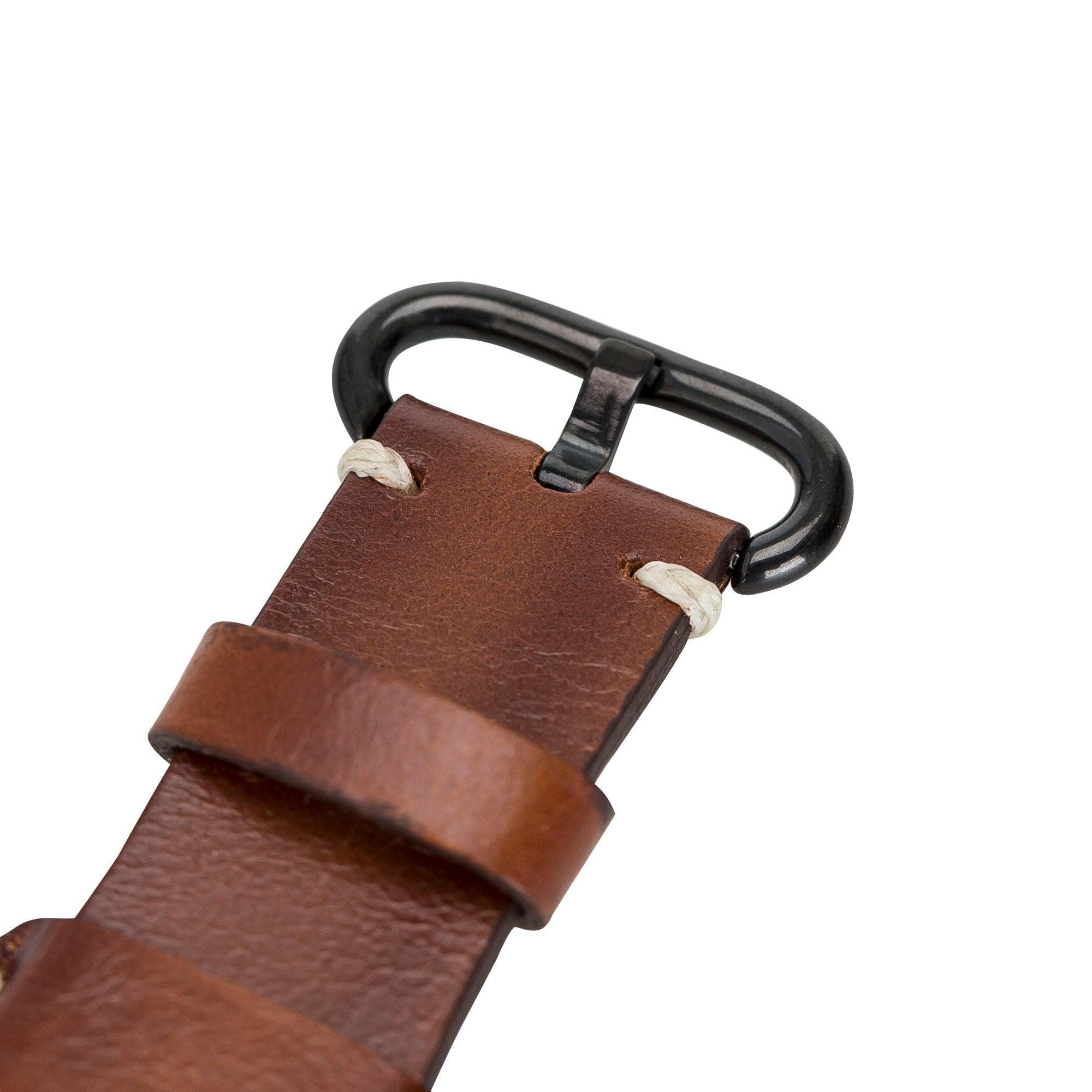 B2B - Leather Apple Watch Bands - Pulsar Cuff Style Bouletta B2B
