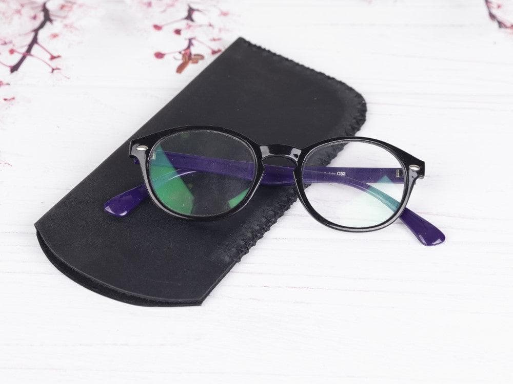 B2B - Leather Glasses Cover Black Bouletta B2B