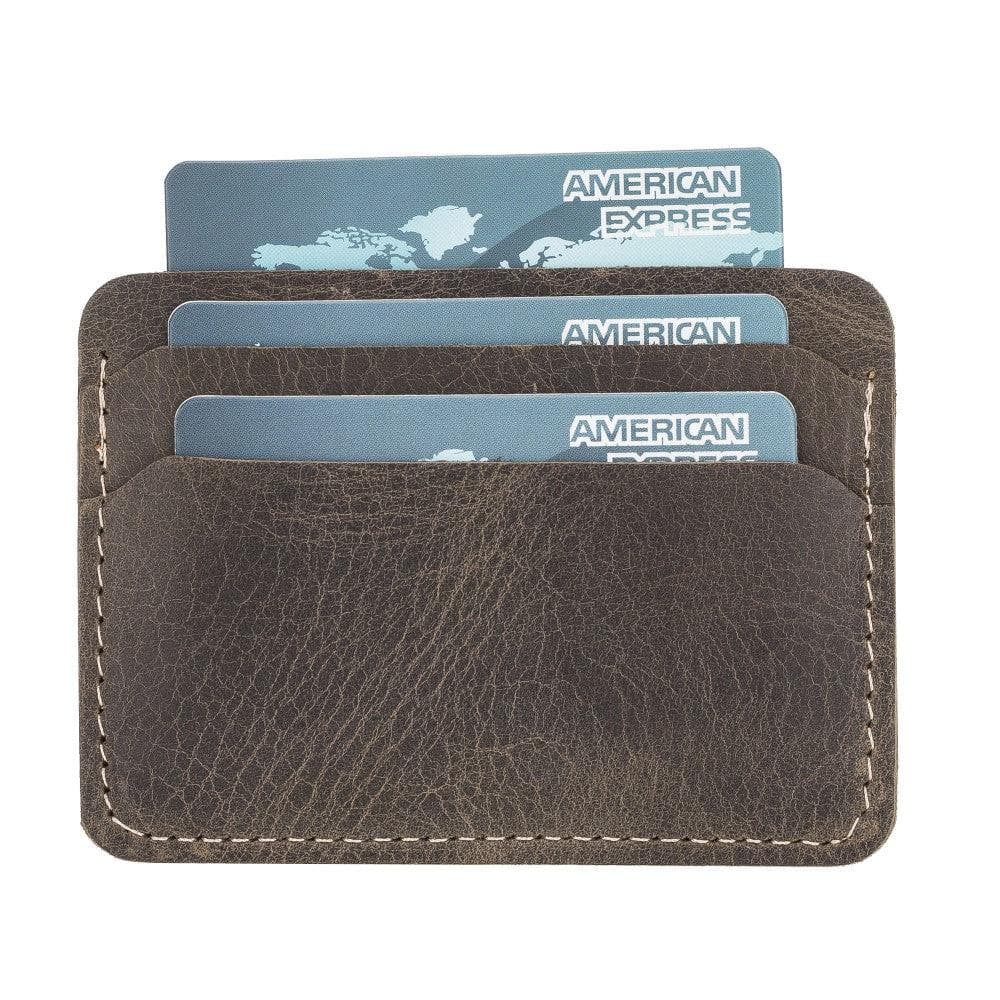 B2B - Leather Man Wallet Dark Brown Bouletta