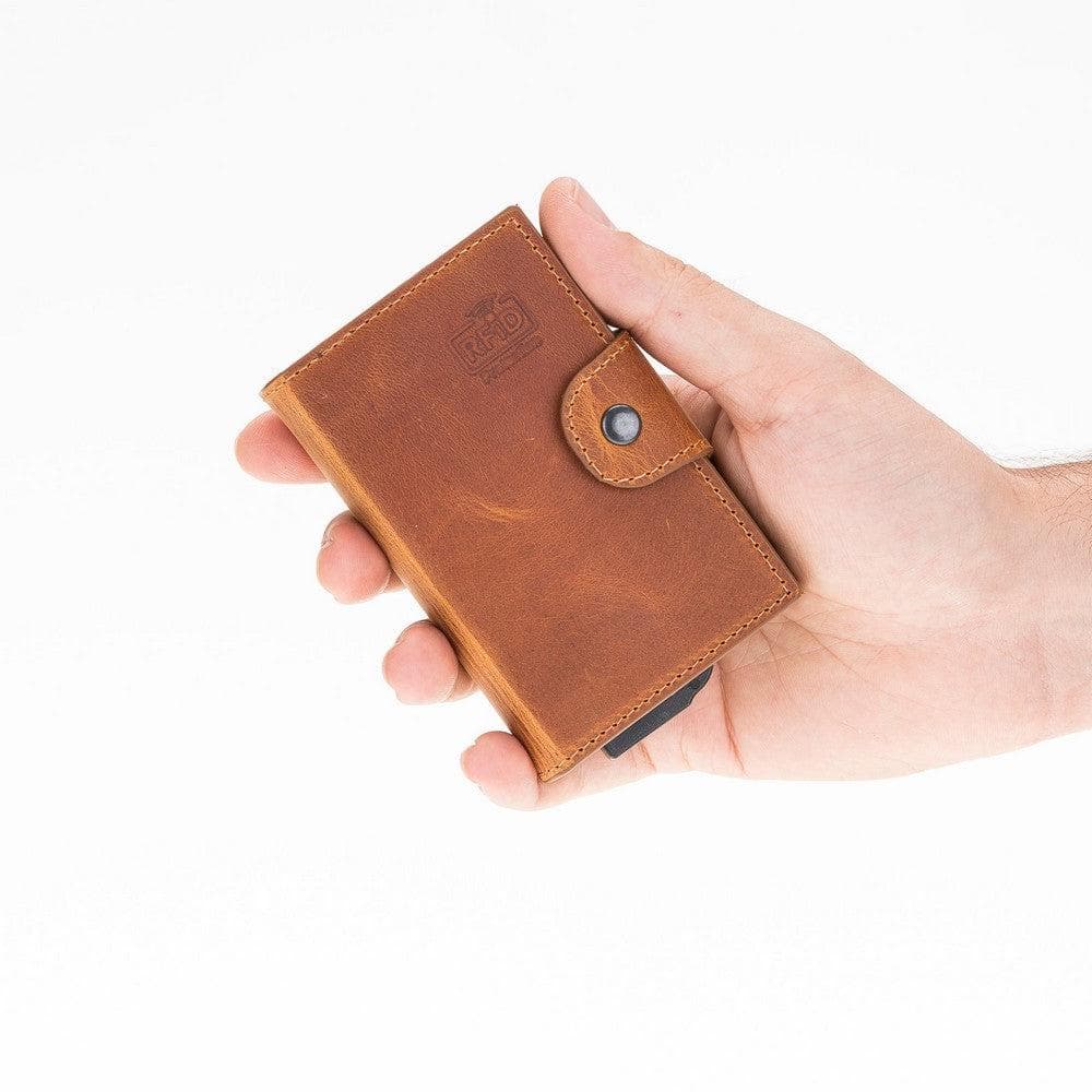 B2B - Mondello Leather Pop-Up Card Holder Bouletta B2B
