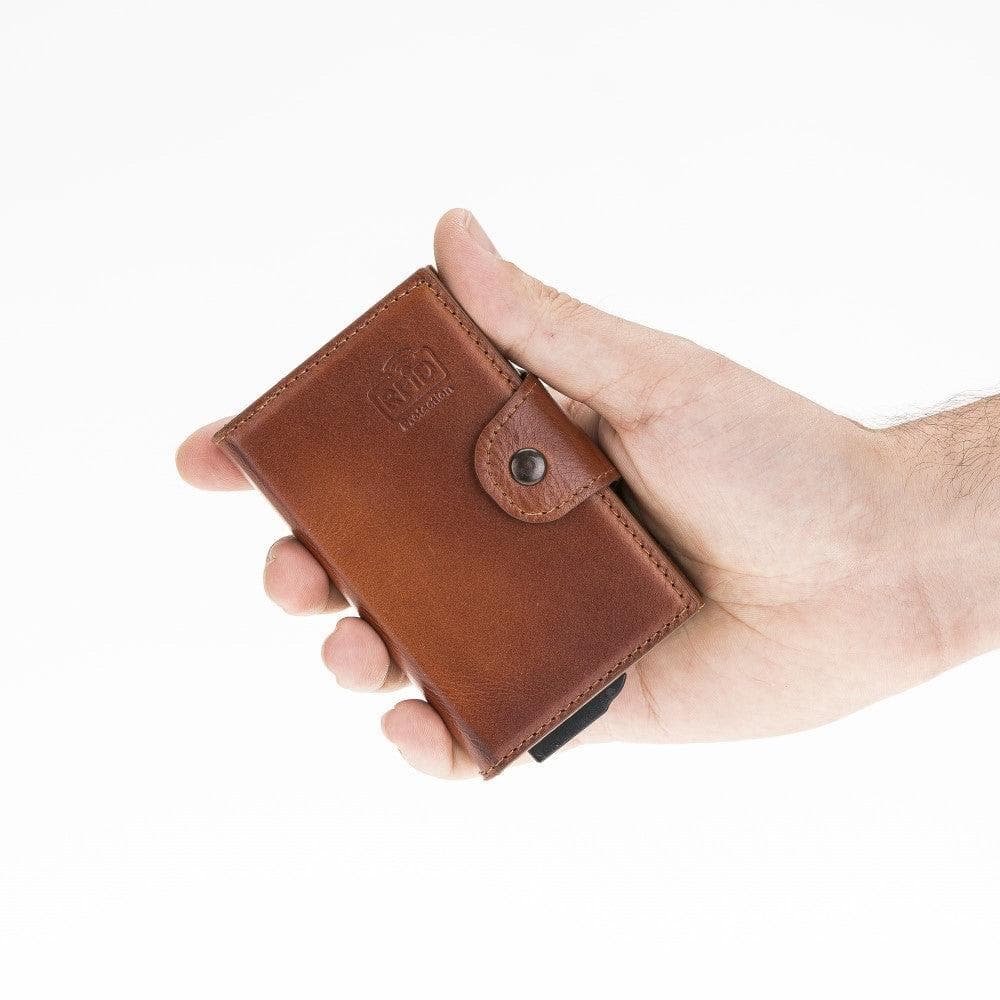 B2B - Mondello Leather Pop-Up Card Holder Bouletta B2B