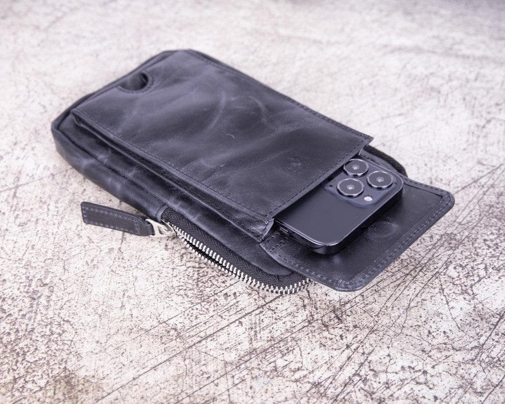 B2B- Nino Geniun Leather Crossbody Bag Bouletta