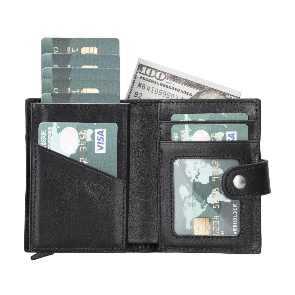 B2B - Palertag Leather Mechanical Card Holder Bouletta