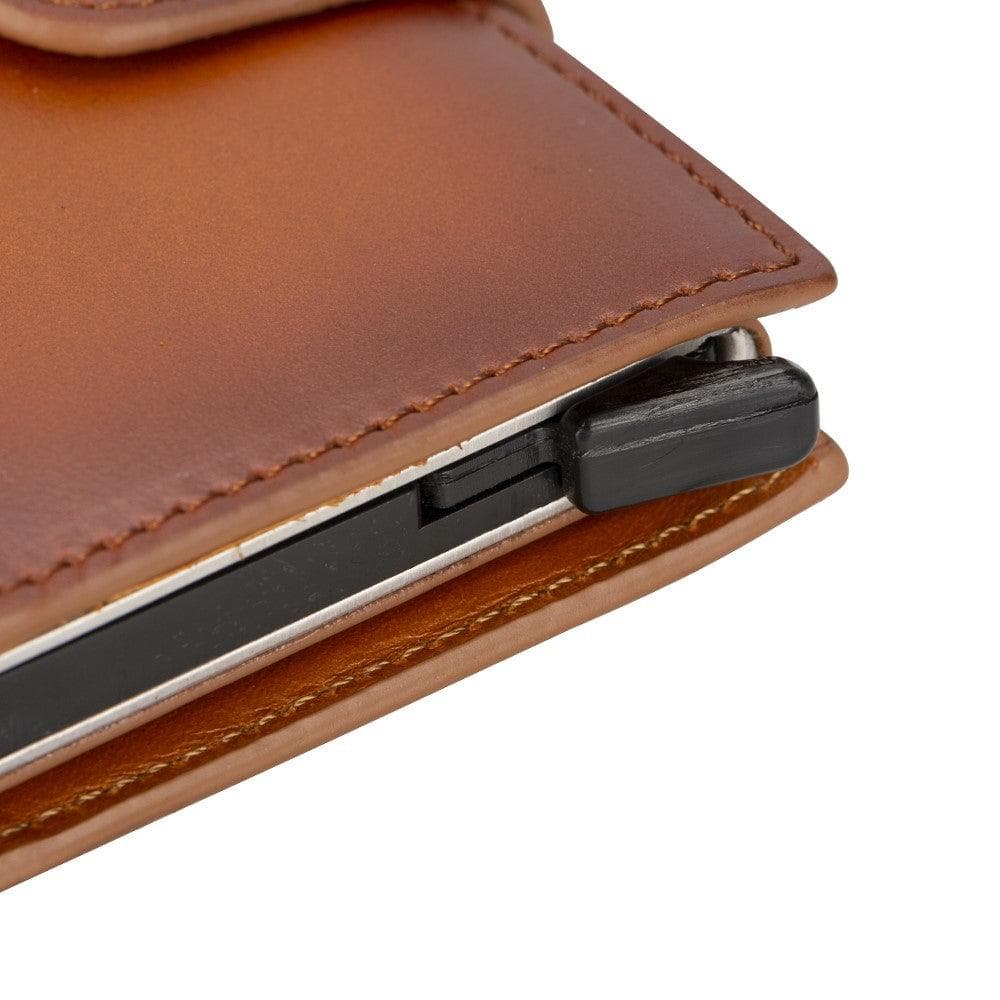 B2B - Palertag Leather Mechanical Card Holder Bouletta