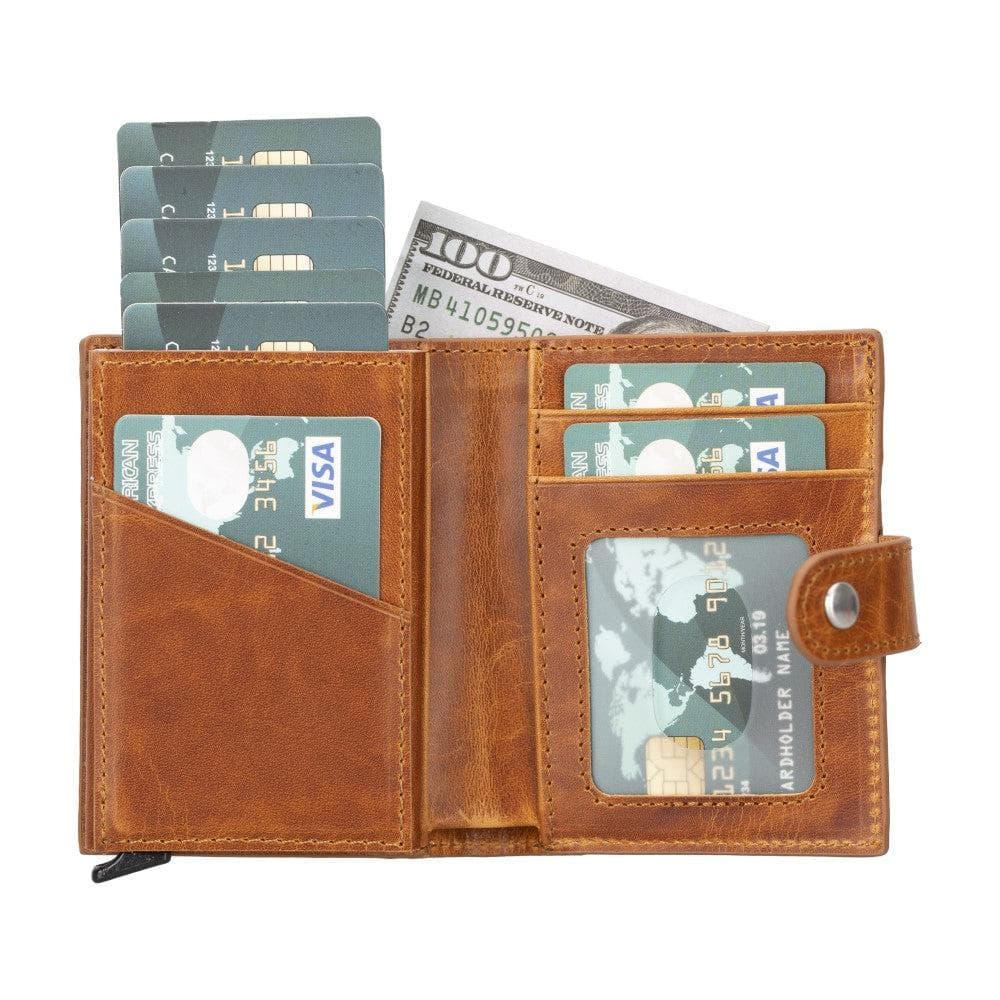 B2B - Palertag Leather Mechanical Card Holder Bouletta