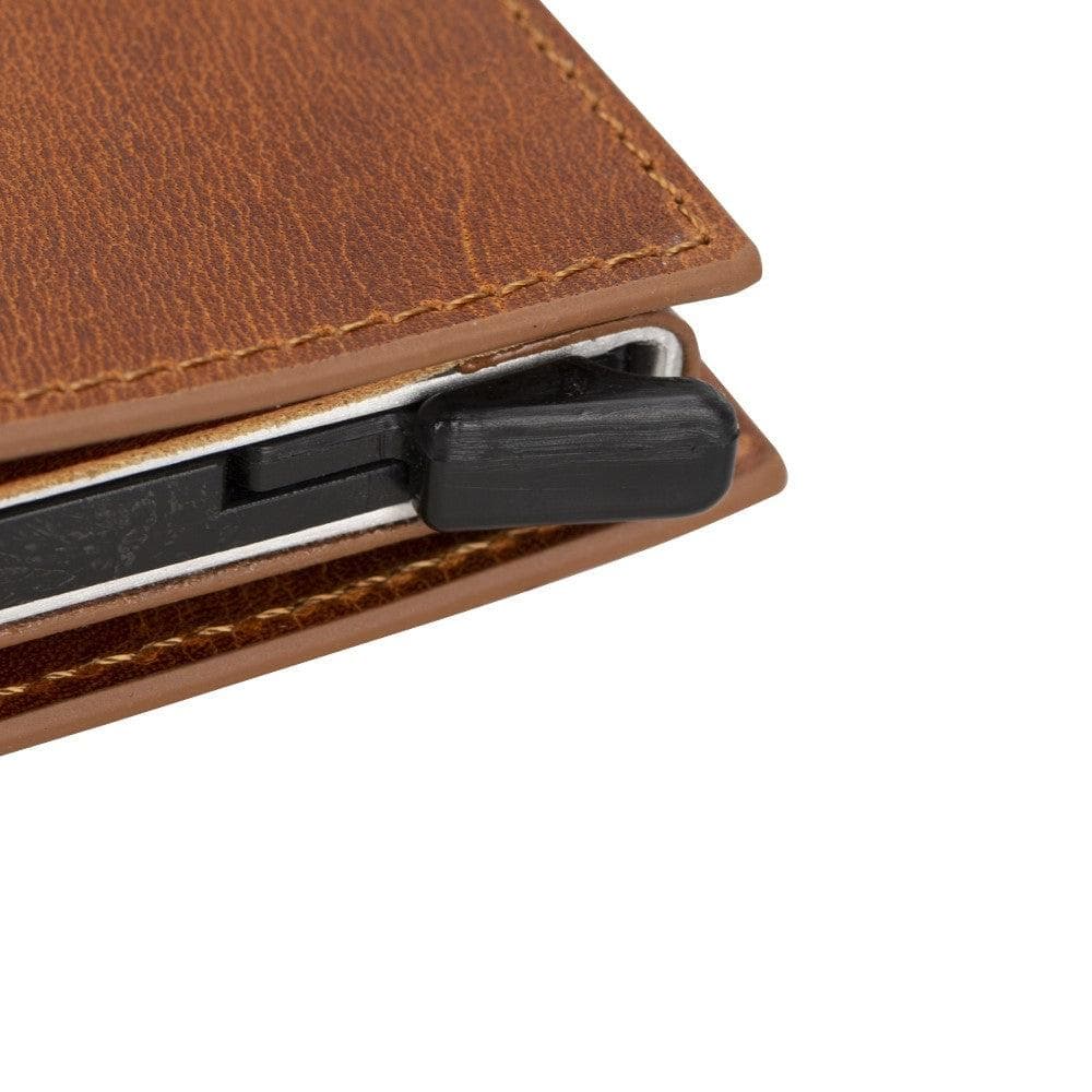B2B - Palertag Leather Mechanical Card Holder Bouletta