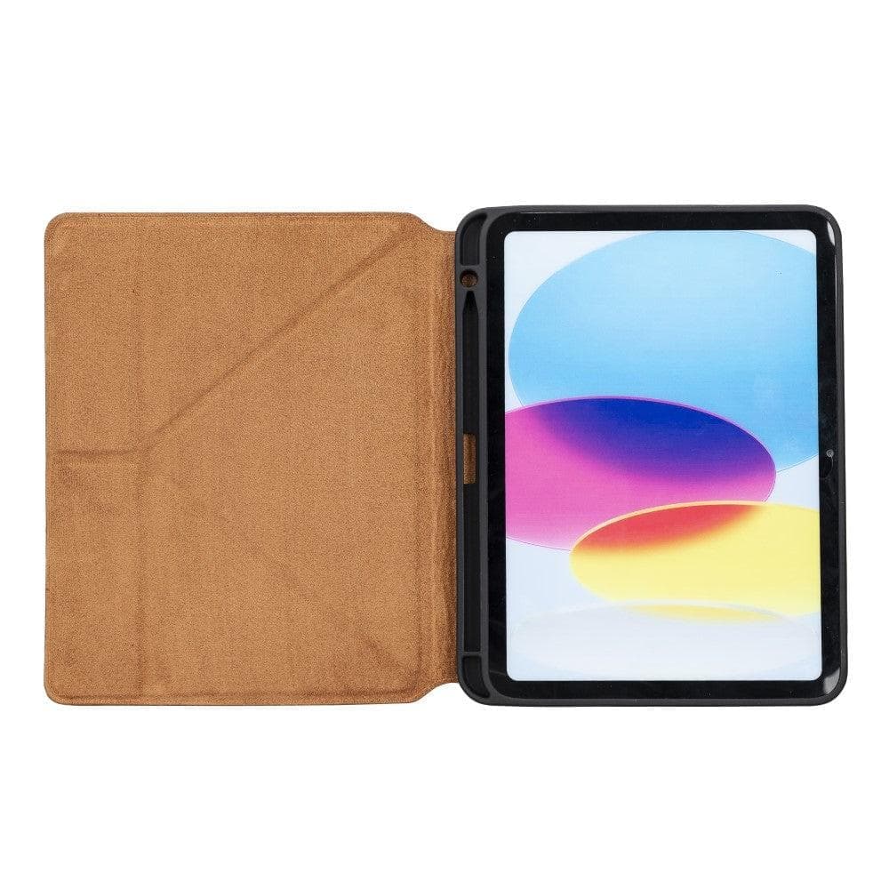 B2B - Pyramid Leather iPad Cases 10.9" iPad 10.Generation 2022 / Rustic Tan Bouletta B2B