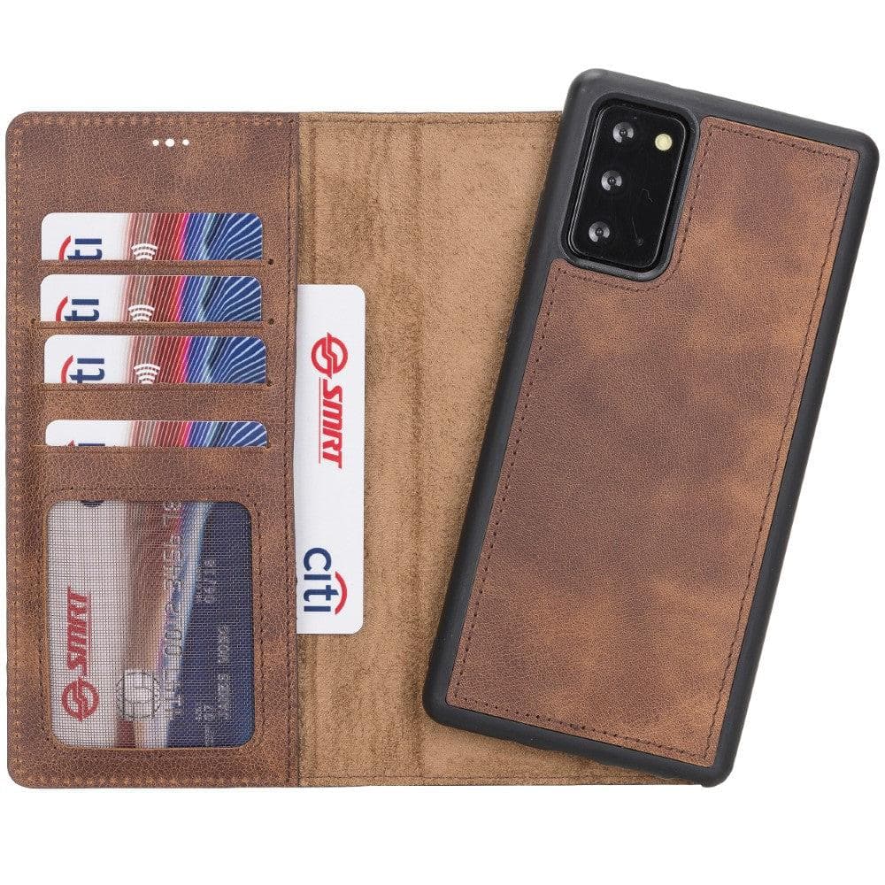 B2B - Samsung Galaxy Note 20 Series Detachable Leather Case / MW Samsung Galaxy Note 20 Ultra / Tan Bouletta B2B