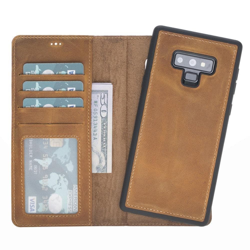 B2B - Samsung Galaxy Note 9 Series Detachable Leather Case / MW Samsung Note 9 / Vegetal Tan Bouletta B2B