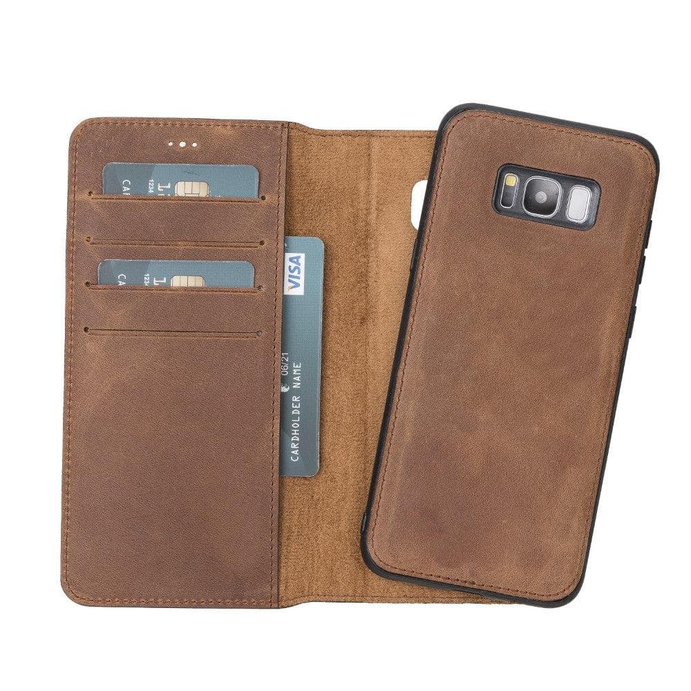 B2B - Samsung Galaxy S8 Series Leather Case | Detachable Wallet Bouletta B2B