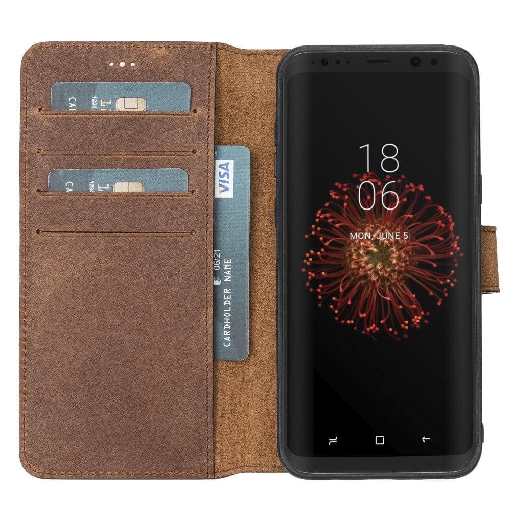 B2B - Samsung Galaxy S8 Series Leather Case | Detachable Wallet Bouletta B2B