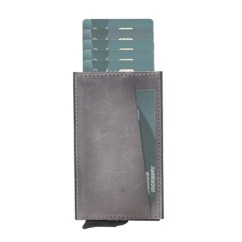 B2B- Torres Mechanical Card Holder Rustic Gray Bouletta B2B