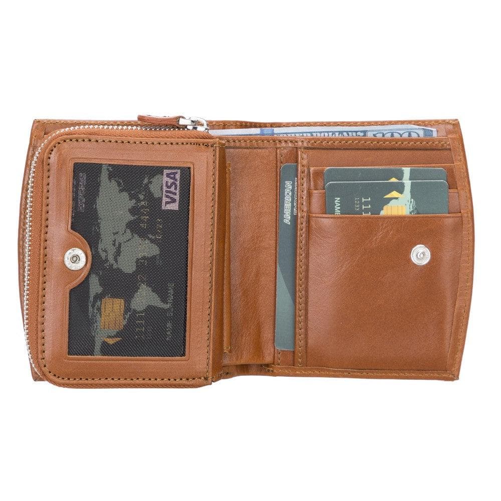 B2B - Vero Women's Leather Wallet Tan Bouletta B2B