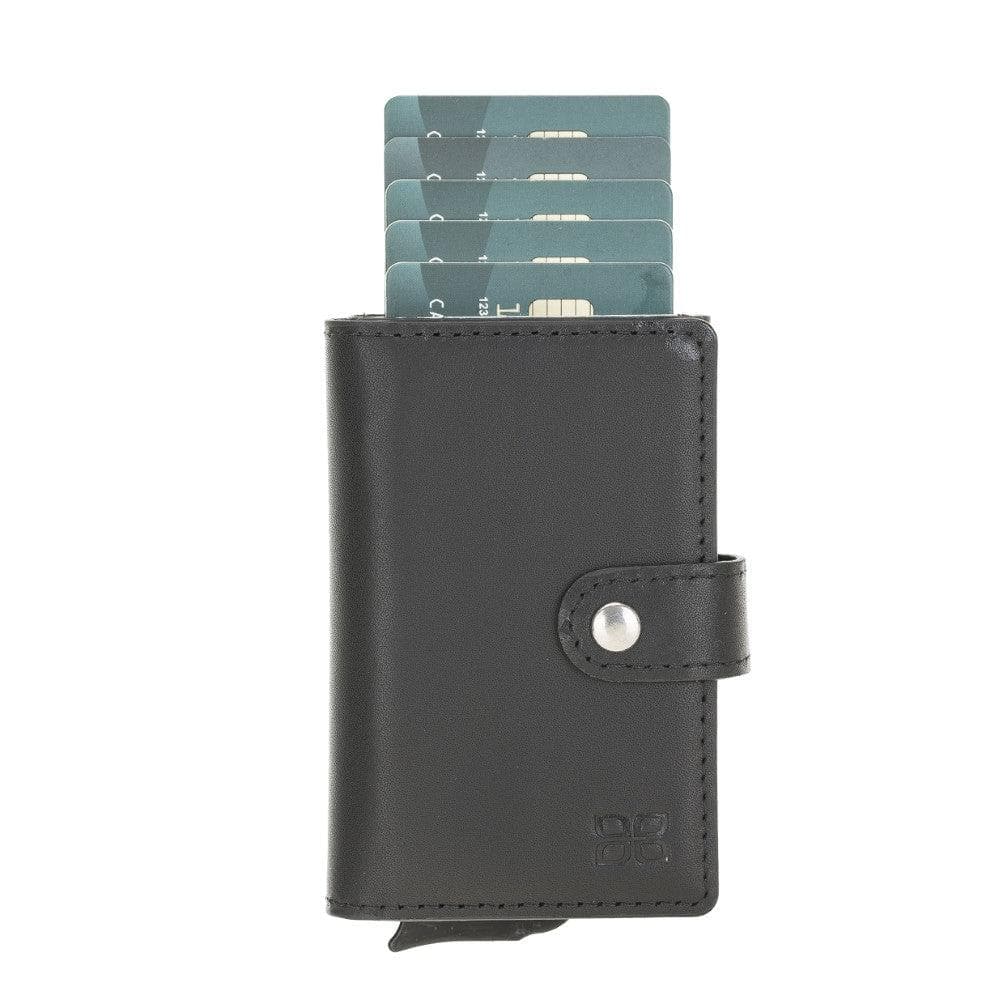 Carlov Leather Mechanical Card Holder Bouletta LTD