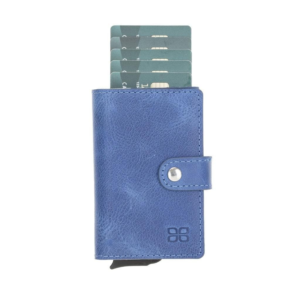 Carlov Leather Mechanical Card Holder Bouletta