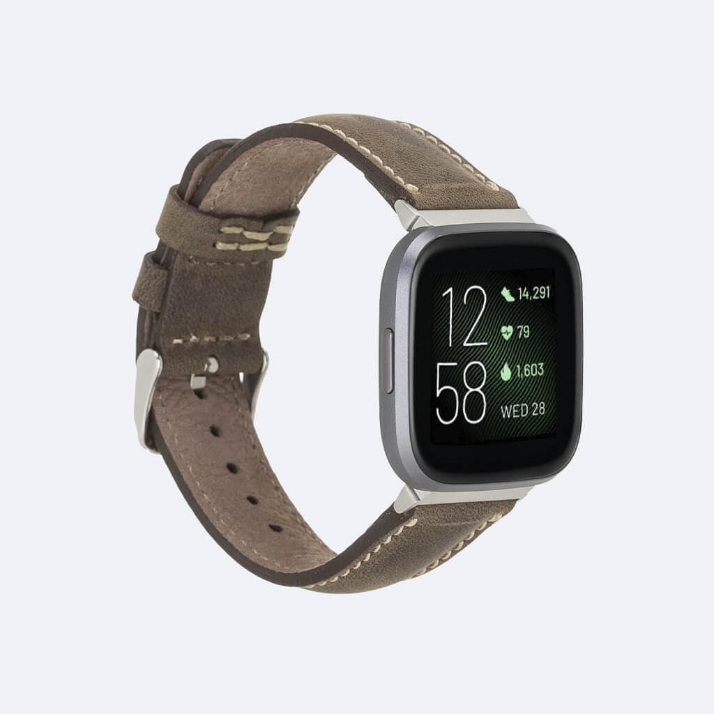 Classic Fitbit Leather Straps Espresso Bouletta
