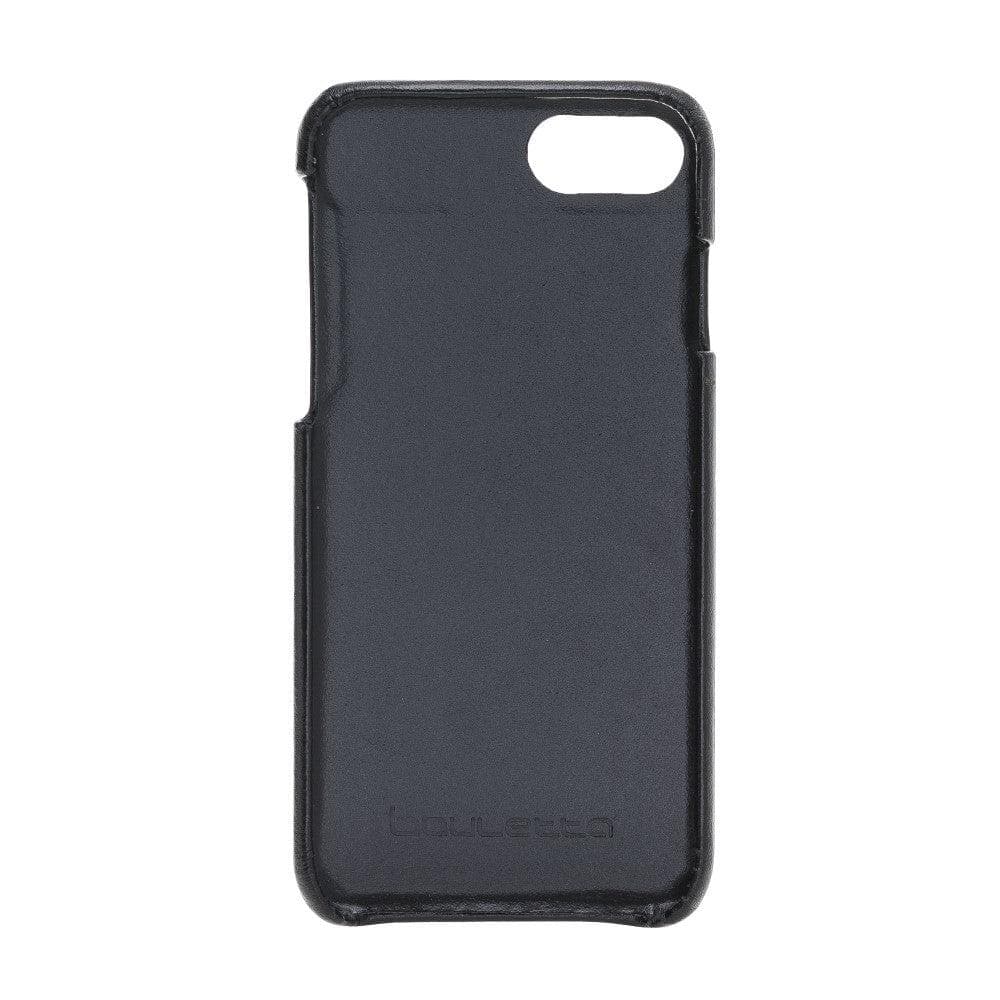 Full Leather Coating Detachable Wallet Case iPhone 7 Rustic Black Bouletta
