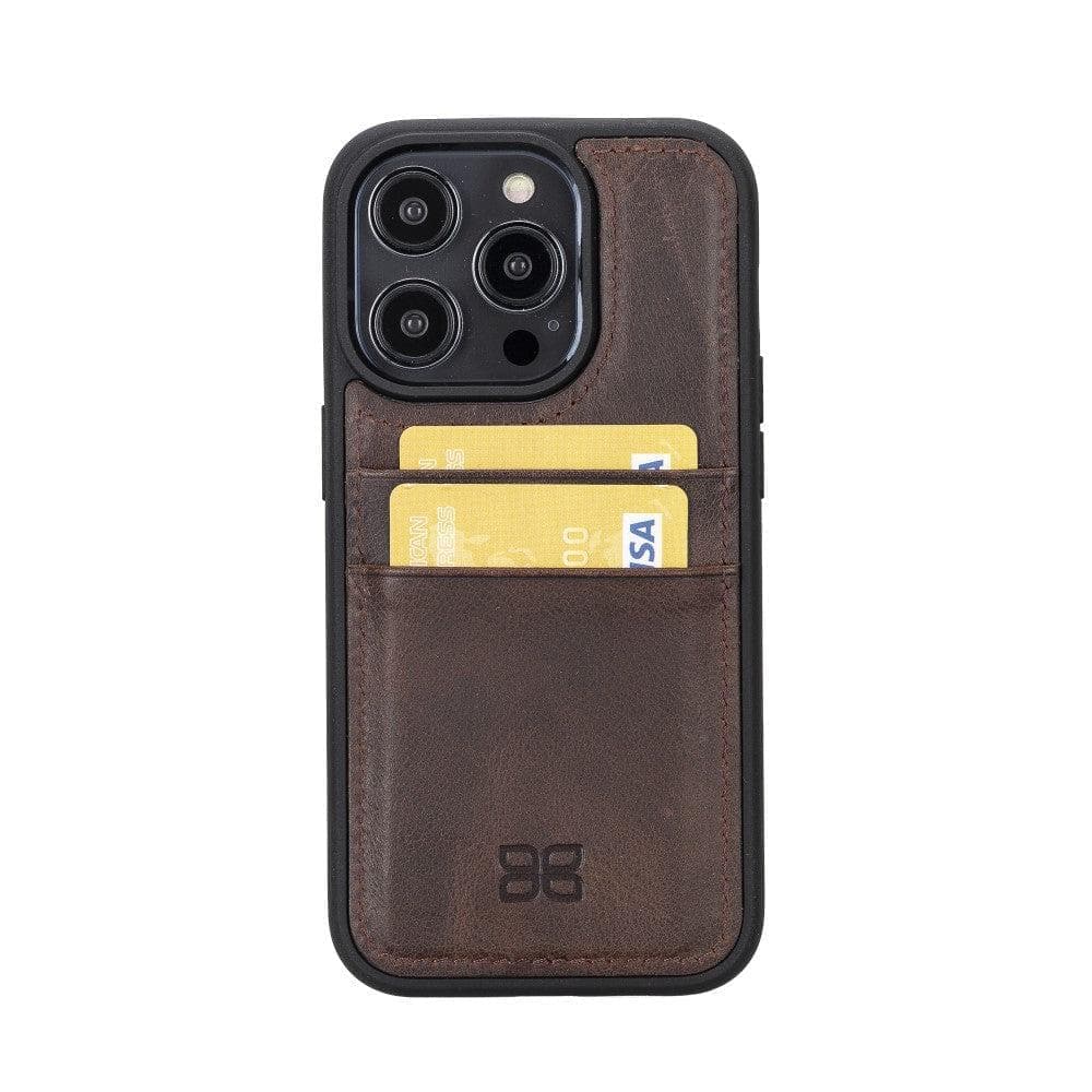 Leather Case for iPhone 15 Series with Card Holder Bouletta LTD