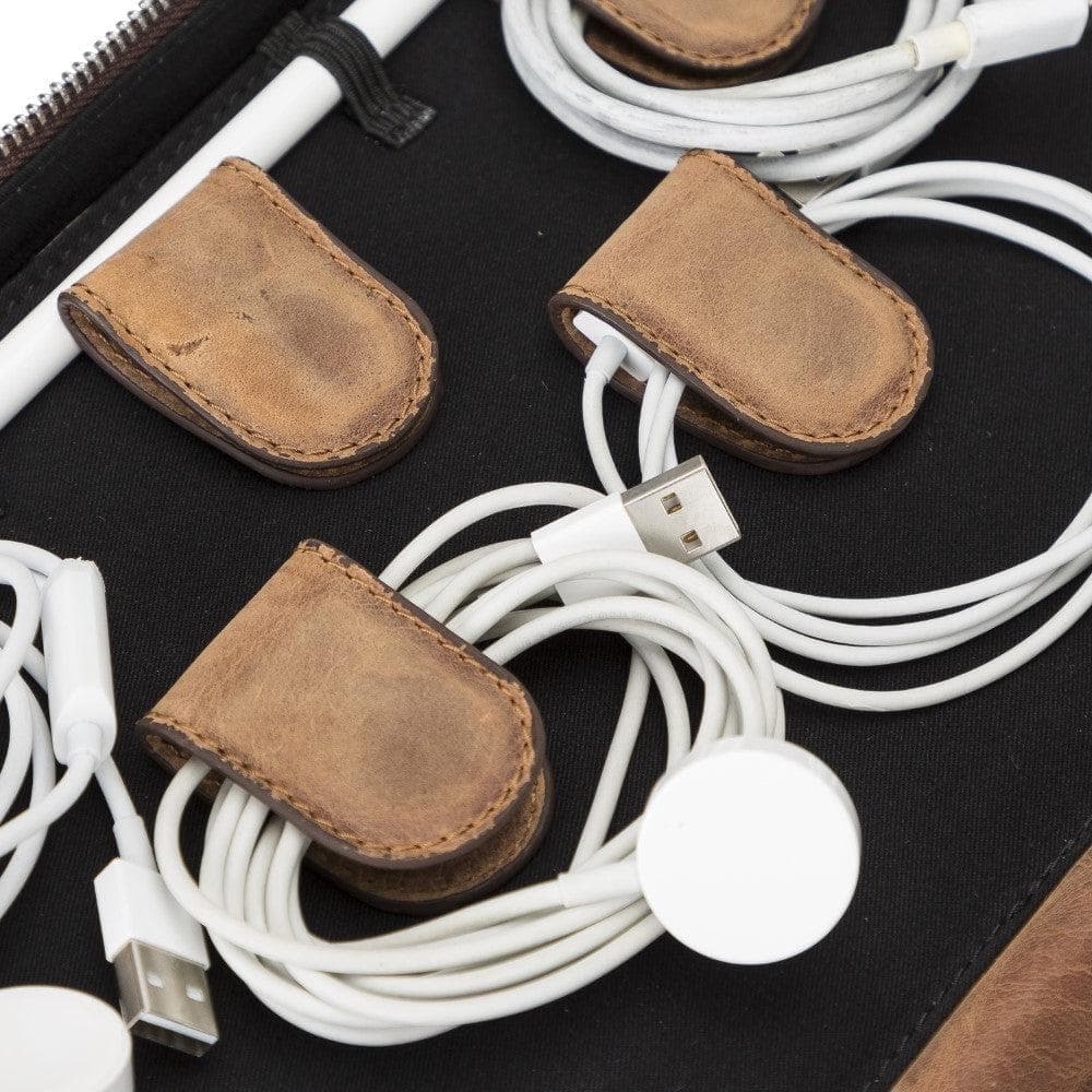 Leather Travel Cable Organizer Bouletta LTD