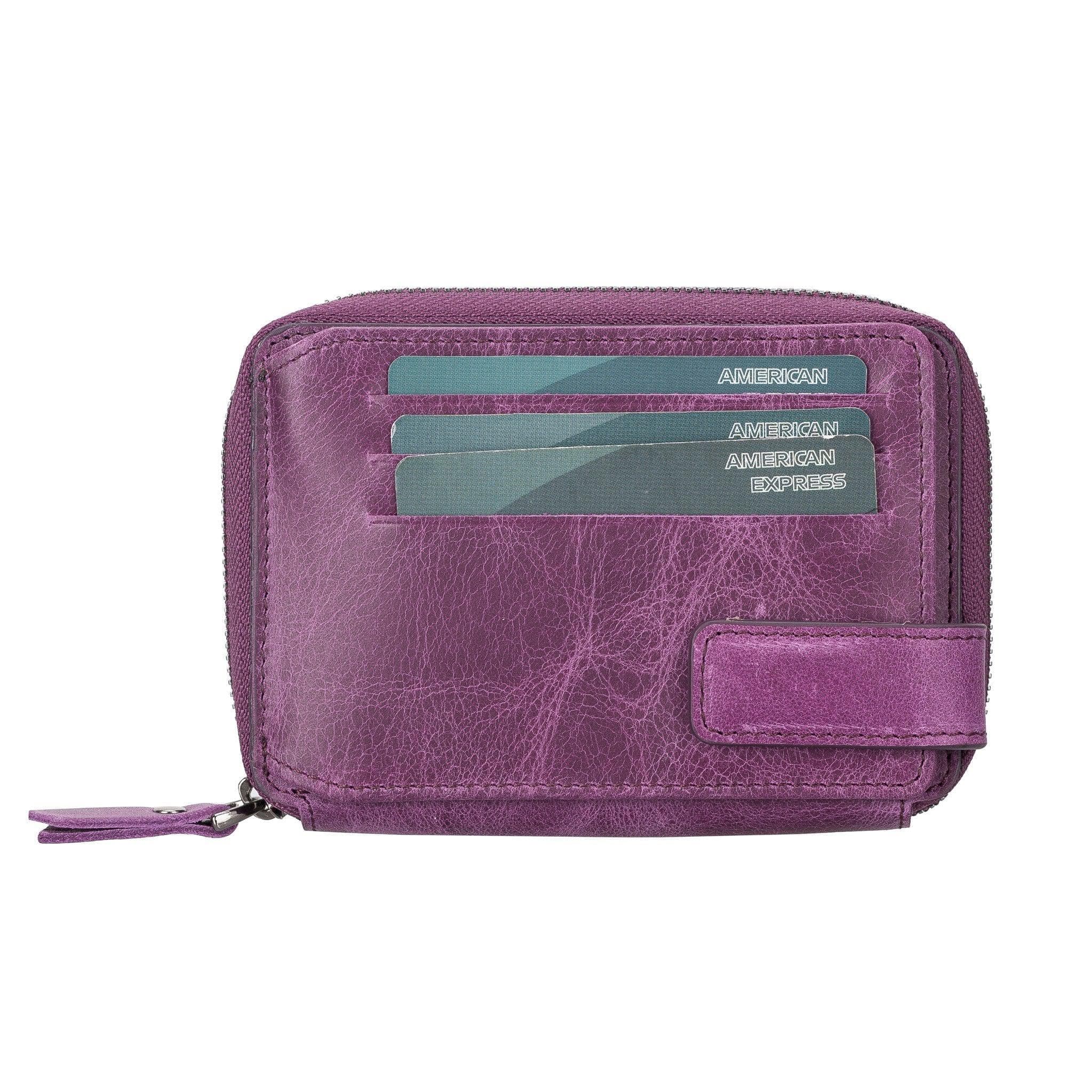 LUGANO WALLET Antic Purple Bouletta LTD