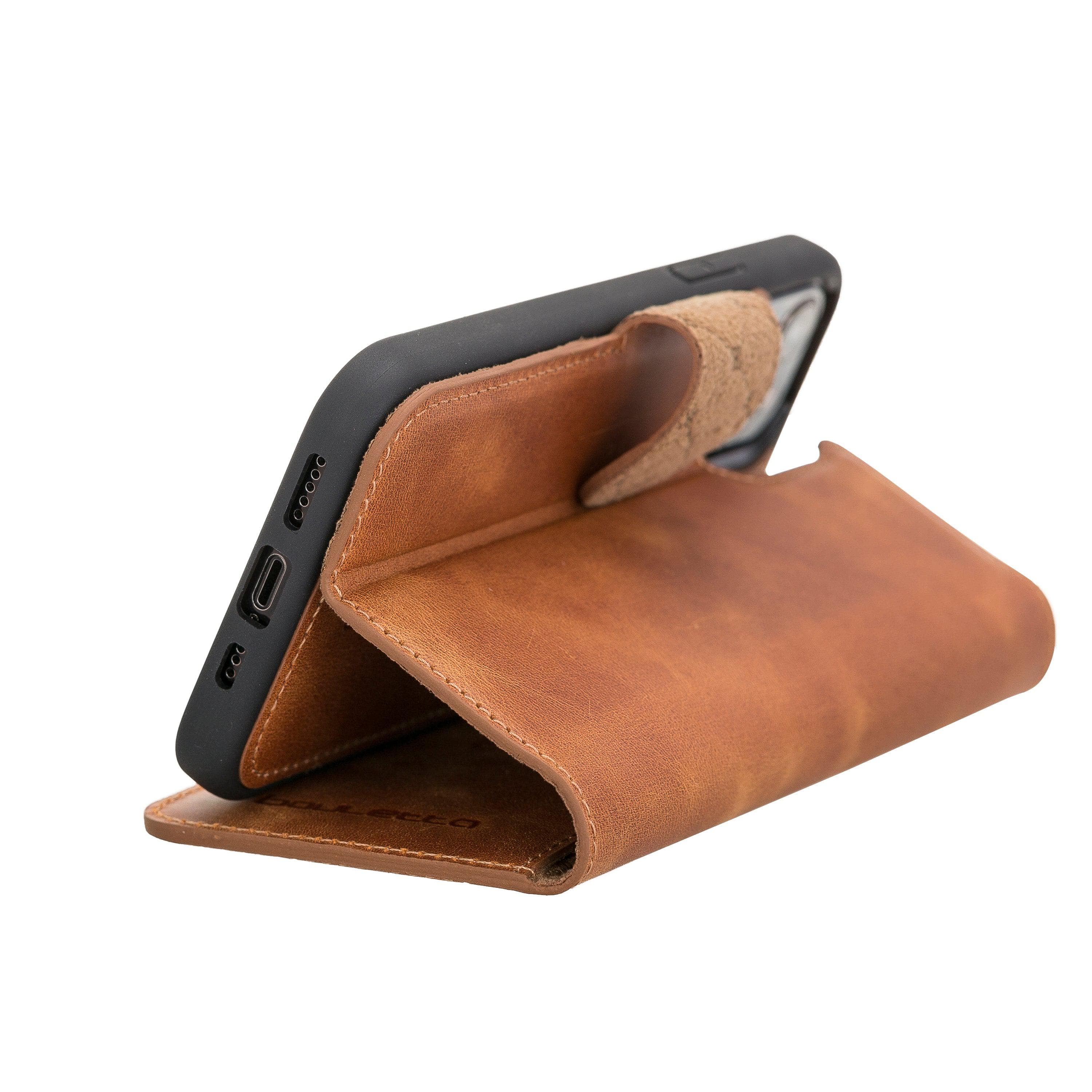 Detachable Leather Wallet Cases for Apple iPhone 12 Series Bouletta LTD