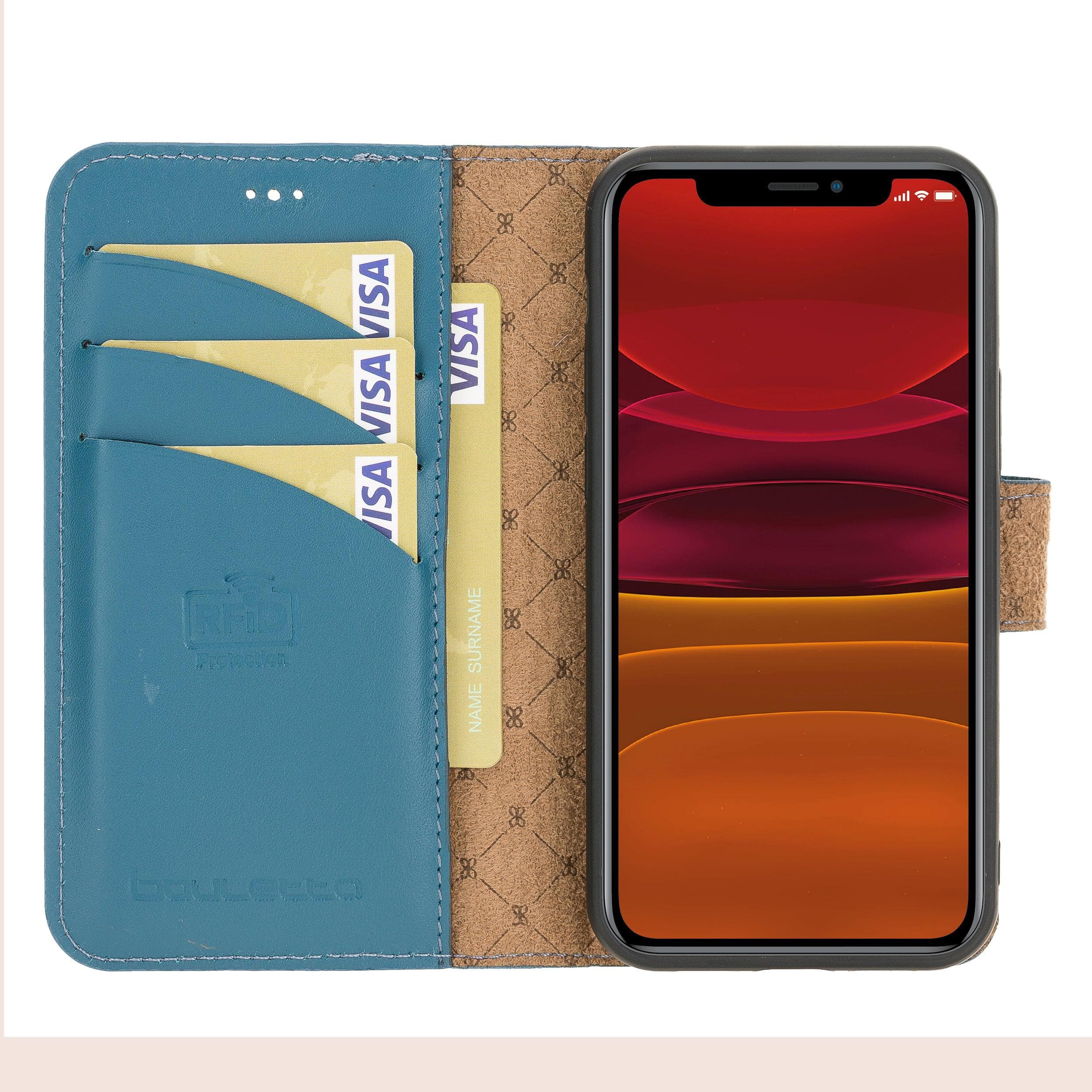 Detachable Leather Wallet Cases for Apple iPhone 12 Series Bouletta LTD