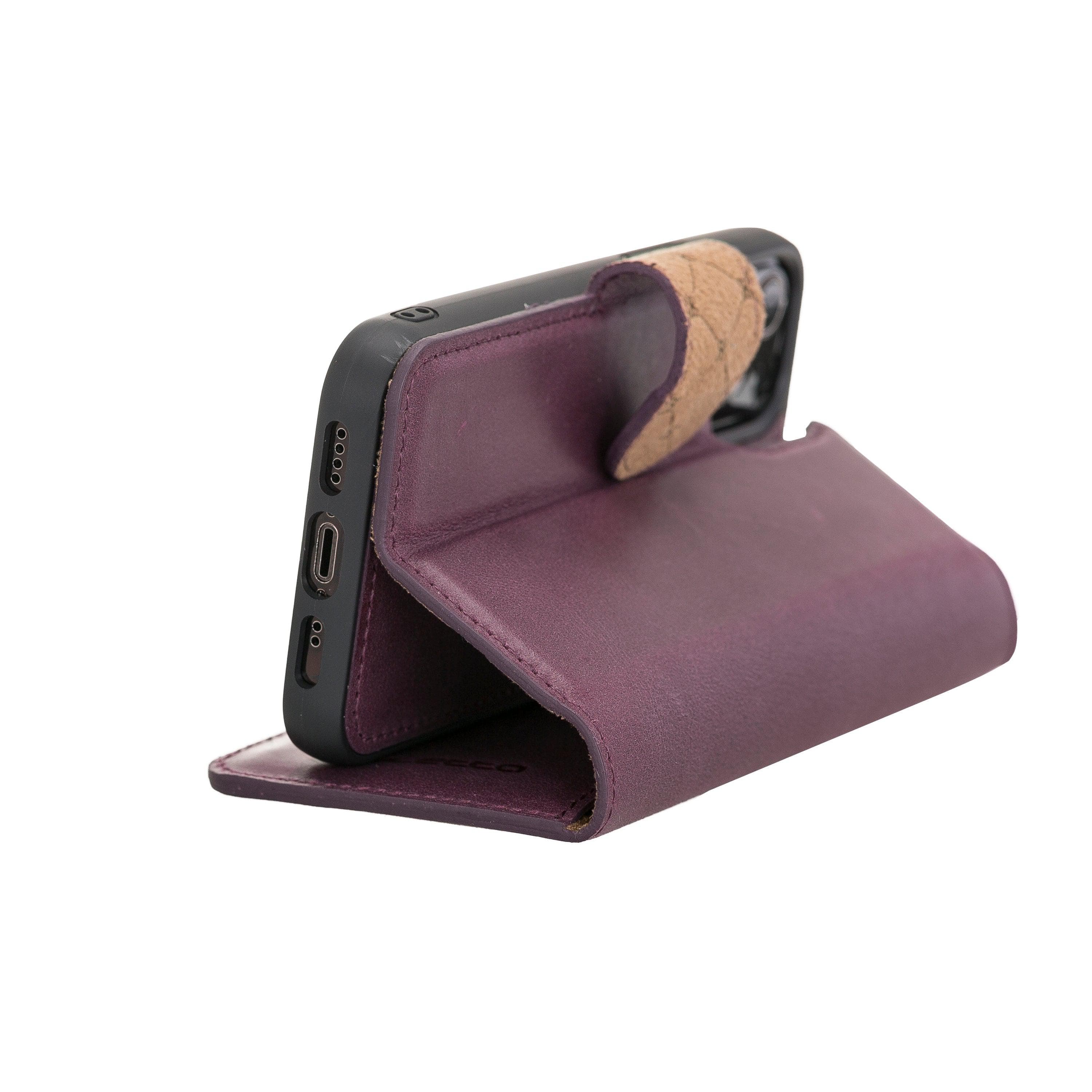 Detachable Leather Wallet Cases for Apple iPhone 12 Series Bouletta LTD