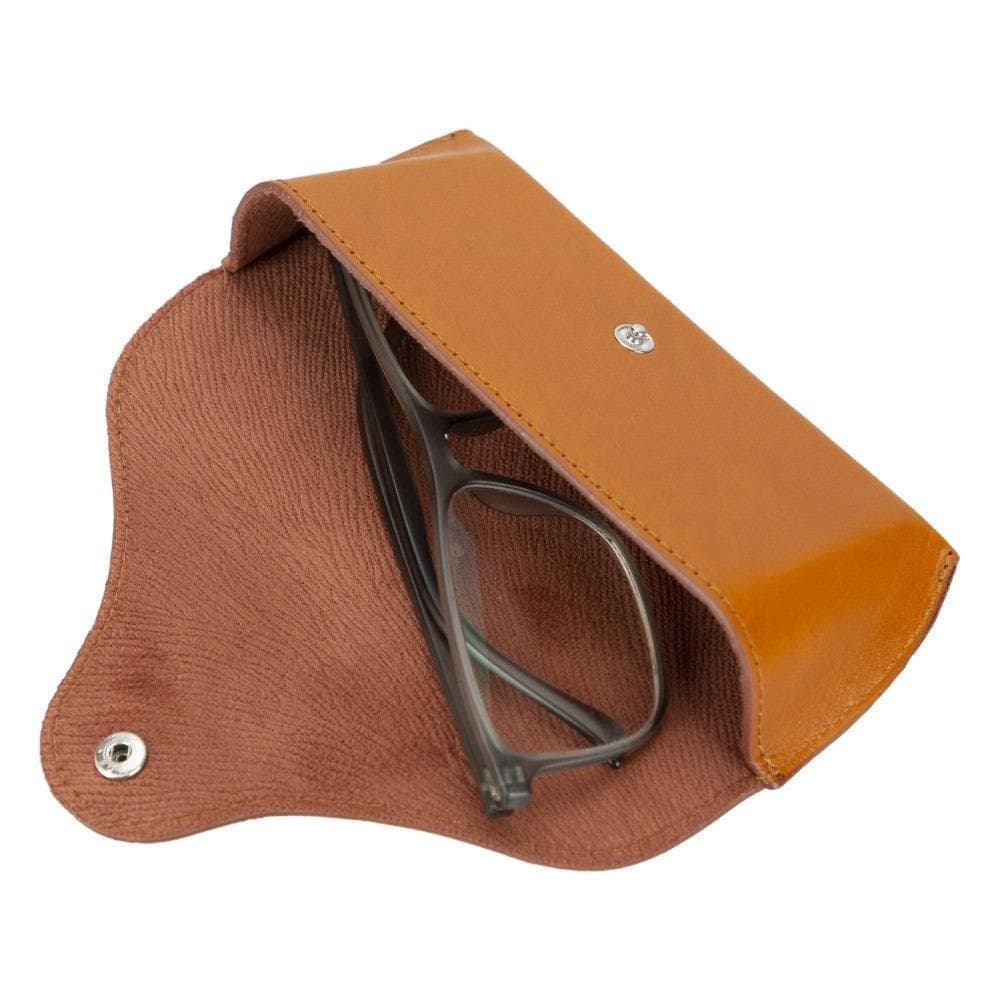 Roan Leather Glasses Case Tan Bouletta B2B