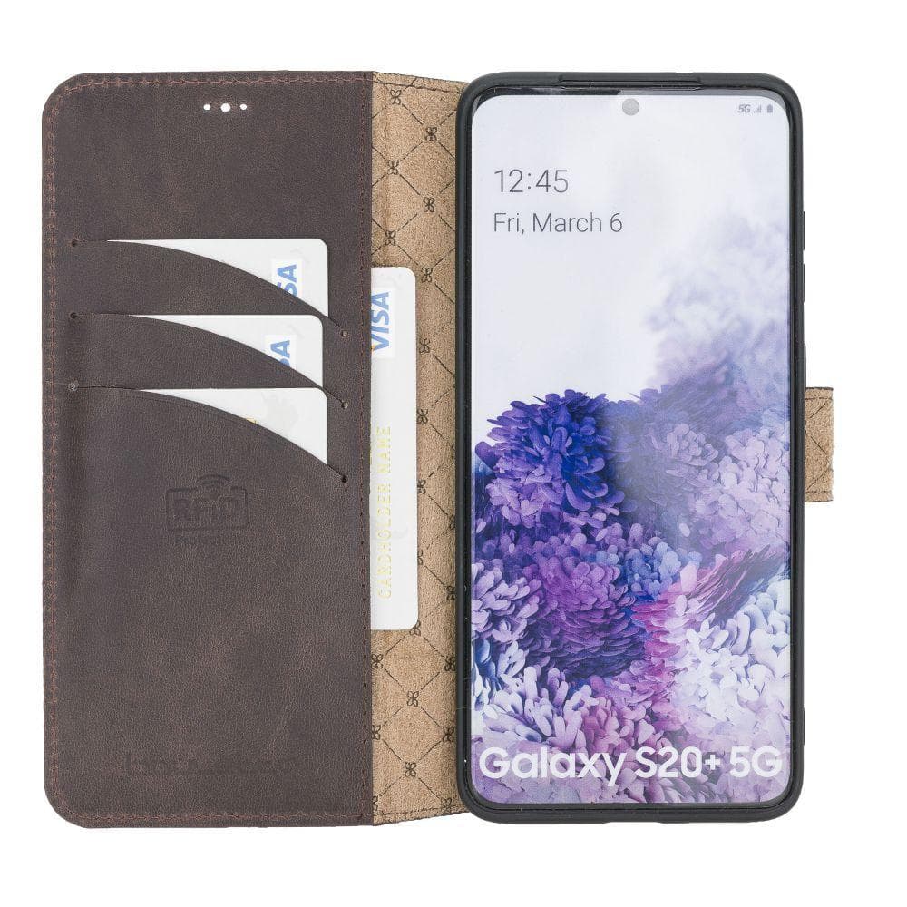 Samsung Galaxy S20 Series Leather Wallet Folio Case Bouletta