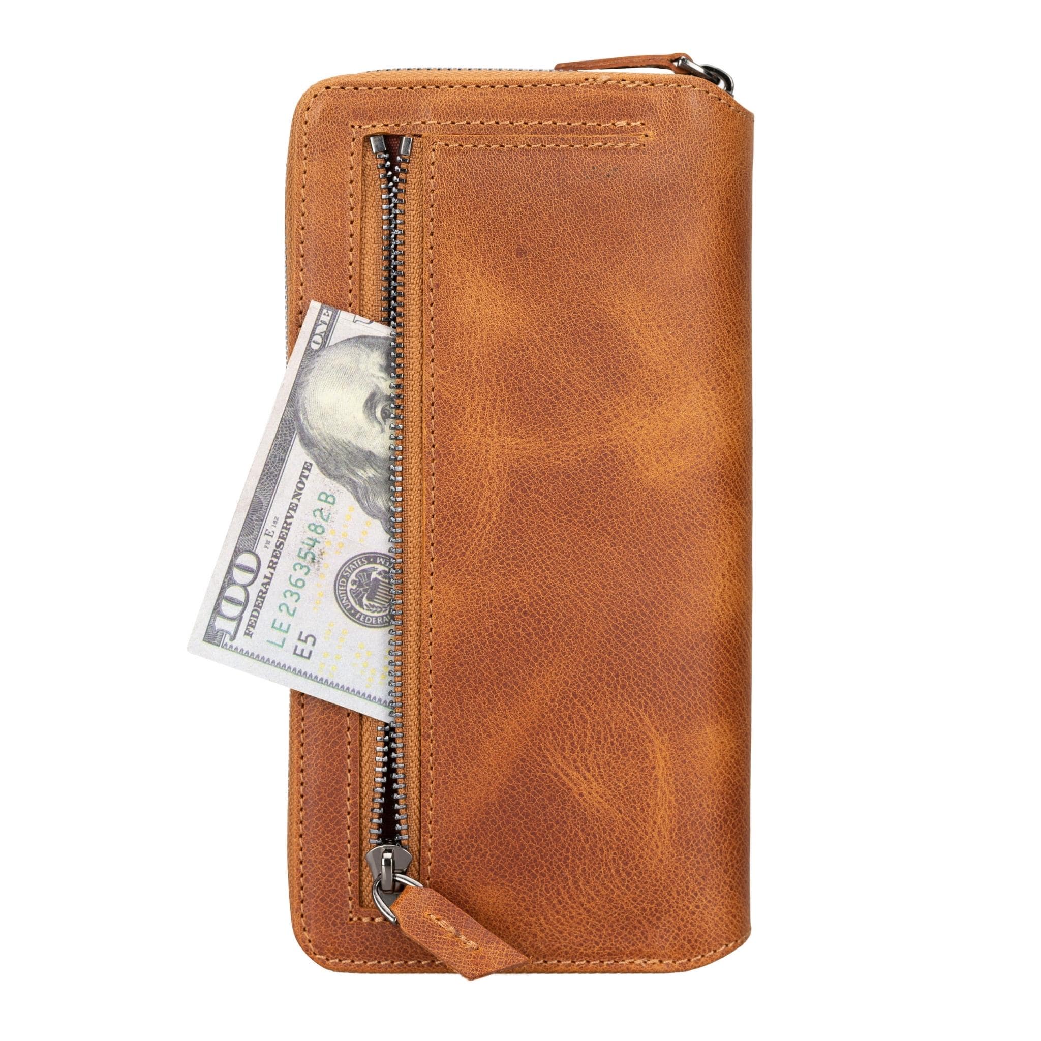 Samsung Galaxy S23 Series Zippered Leather Wallet Cases - PMW Bouletta LTD