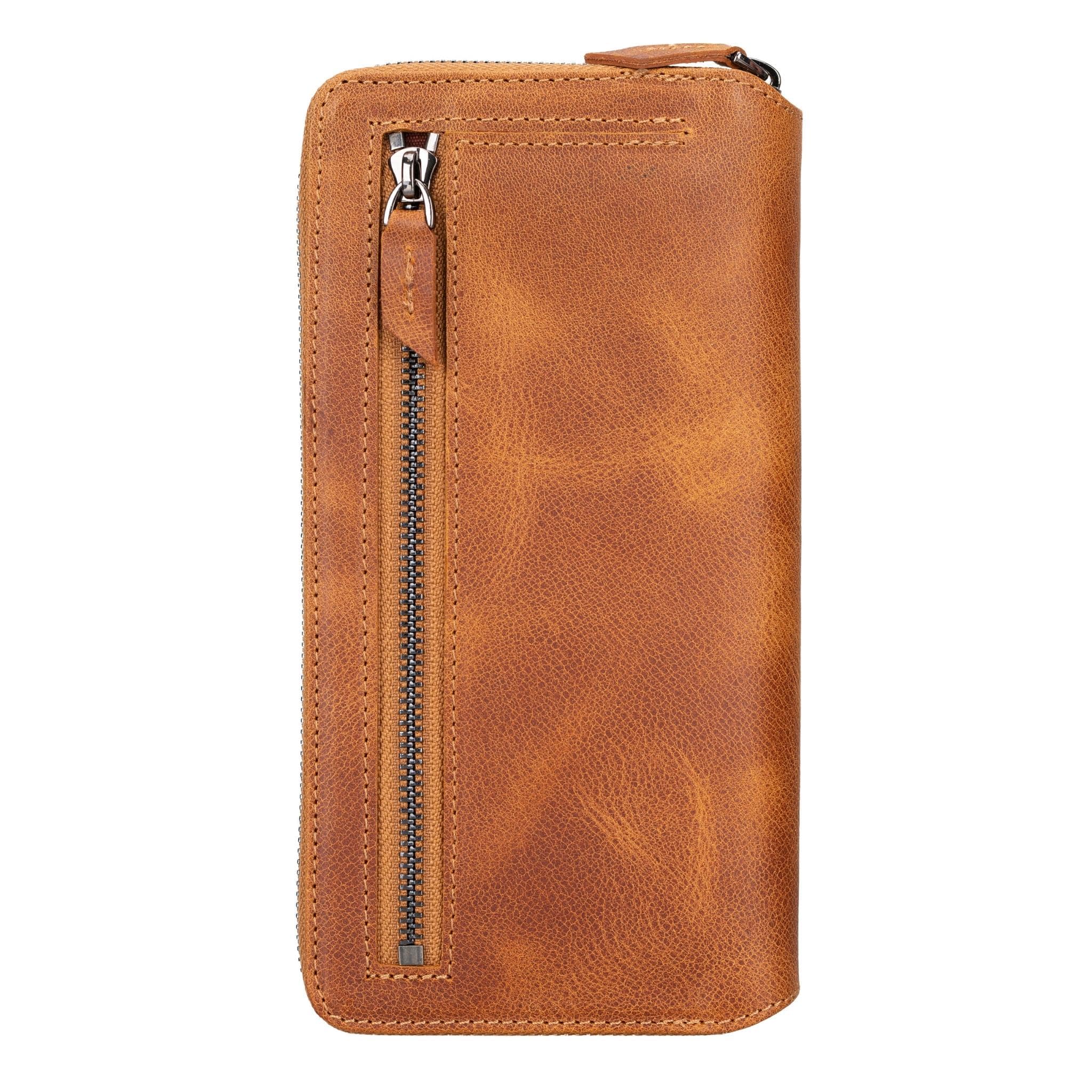 Samsung Galaxy S23 Series Zippered Leather Wallet Cases - PMW Bouletta LTD