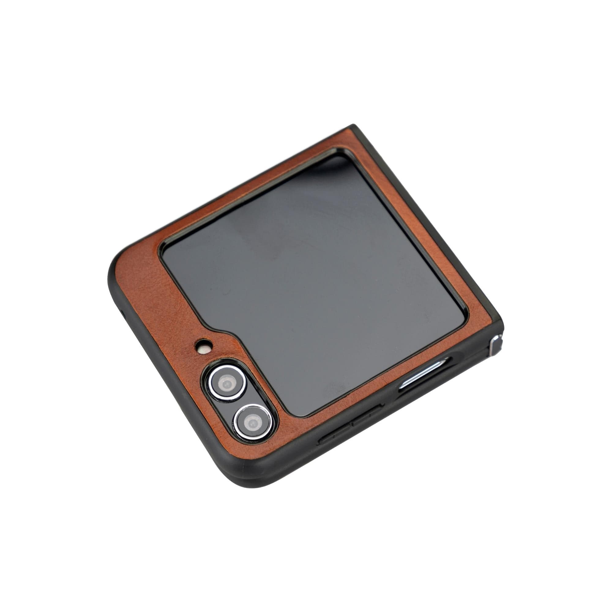 Samsung Galaxy Z Flip 5 Leather Back Cover Case - FXC Bouletta B2B