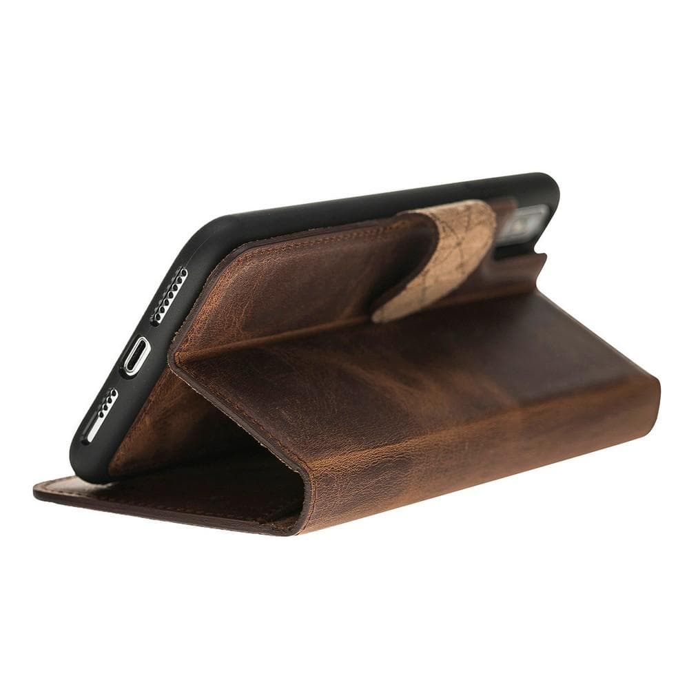 Wallet Folio Leather Case with ID slot for Apple iPhone X/XS and iPhone XR and XSmax Bouletta Shop