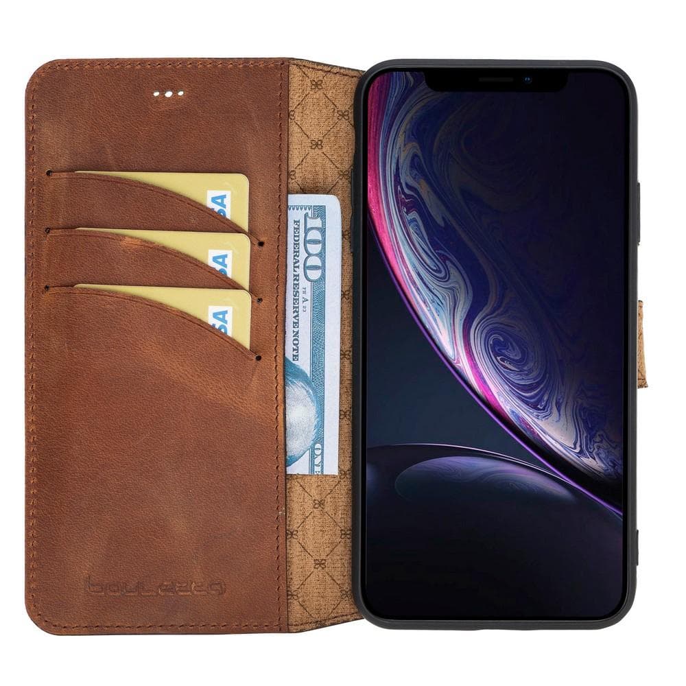 Wallet Folio Leather Case with ID slot for Apple iPhone X/XS and iPhone XR and XSmax Bouletta Shop