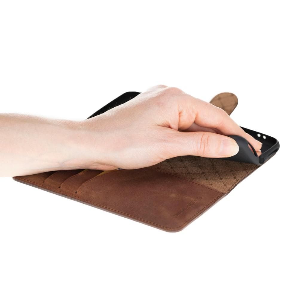 Wallet Folio Leather Case with ID slot for Apple iPhone X/XS and iPhone XR and XSmax Bouletta Shop