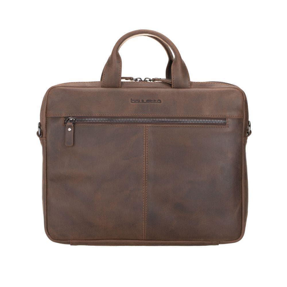 Apollo Genuine Leather Bags Apple MacBook Pro 13" and MacBook Air 13" Dark Brown Bouletta Shop