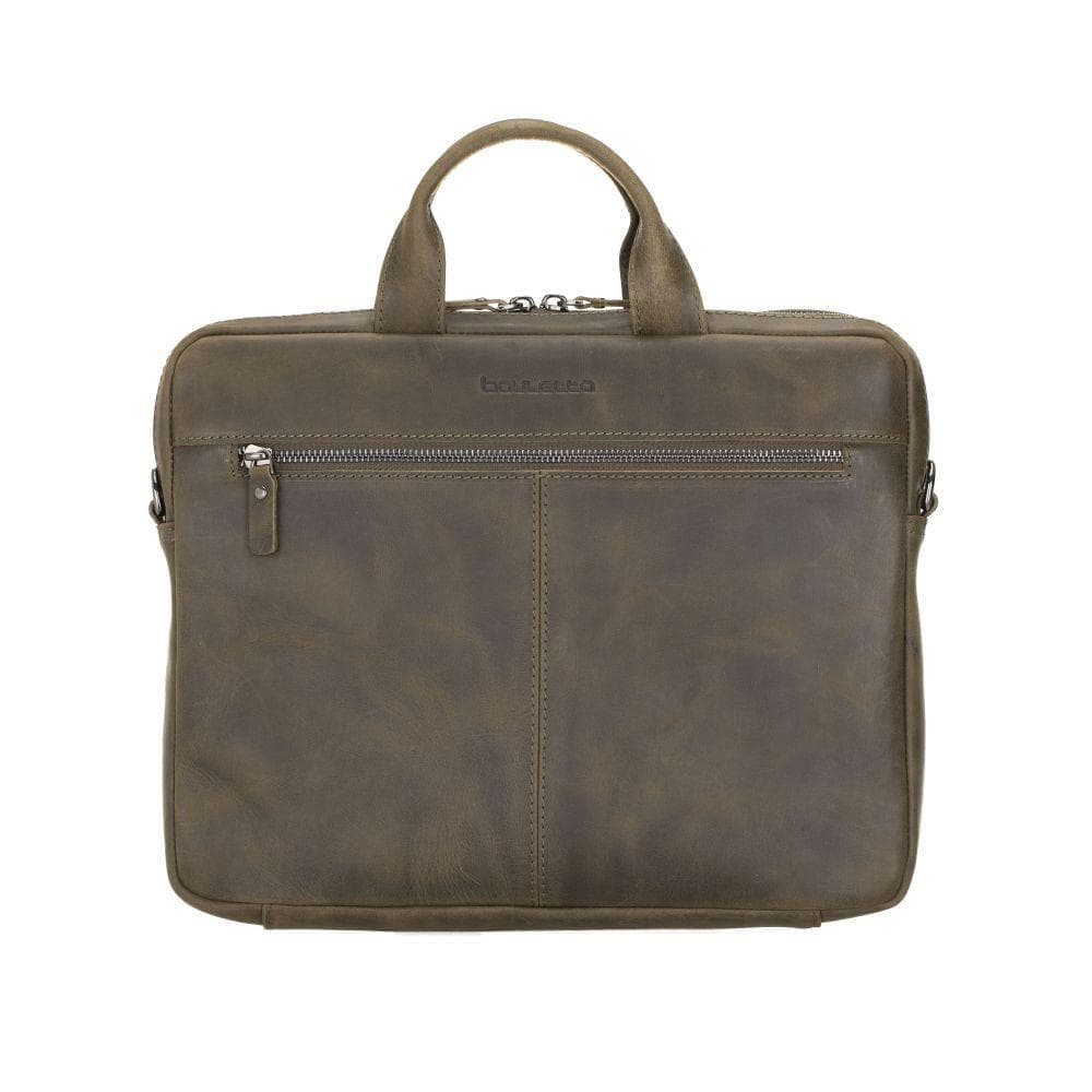 Apollo Genuine Leather Bags Apple MacBook Pro 13" and MacBook Air 13" Dark Green Bouletta Shop