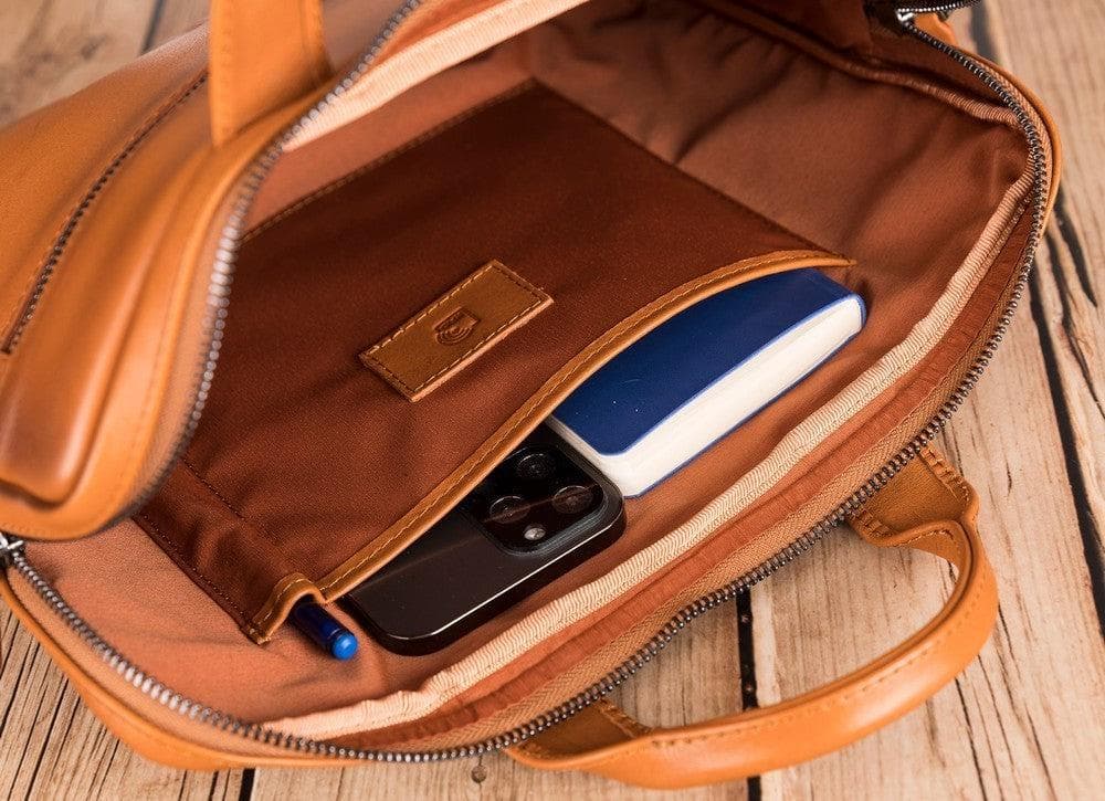 B2B- Apollo Geniun Leather Laptop Bag For 13" Bouletta B2B